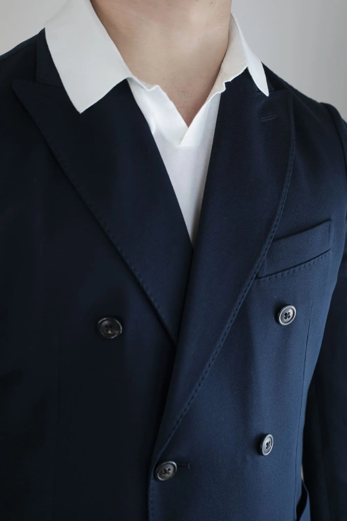 Giacca Doppiopetto Jersey Cotone Piquet - Guarino Store