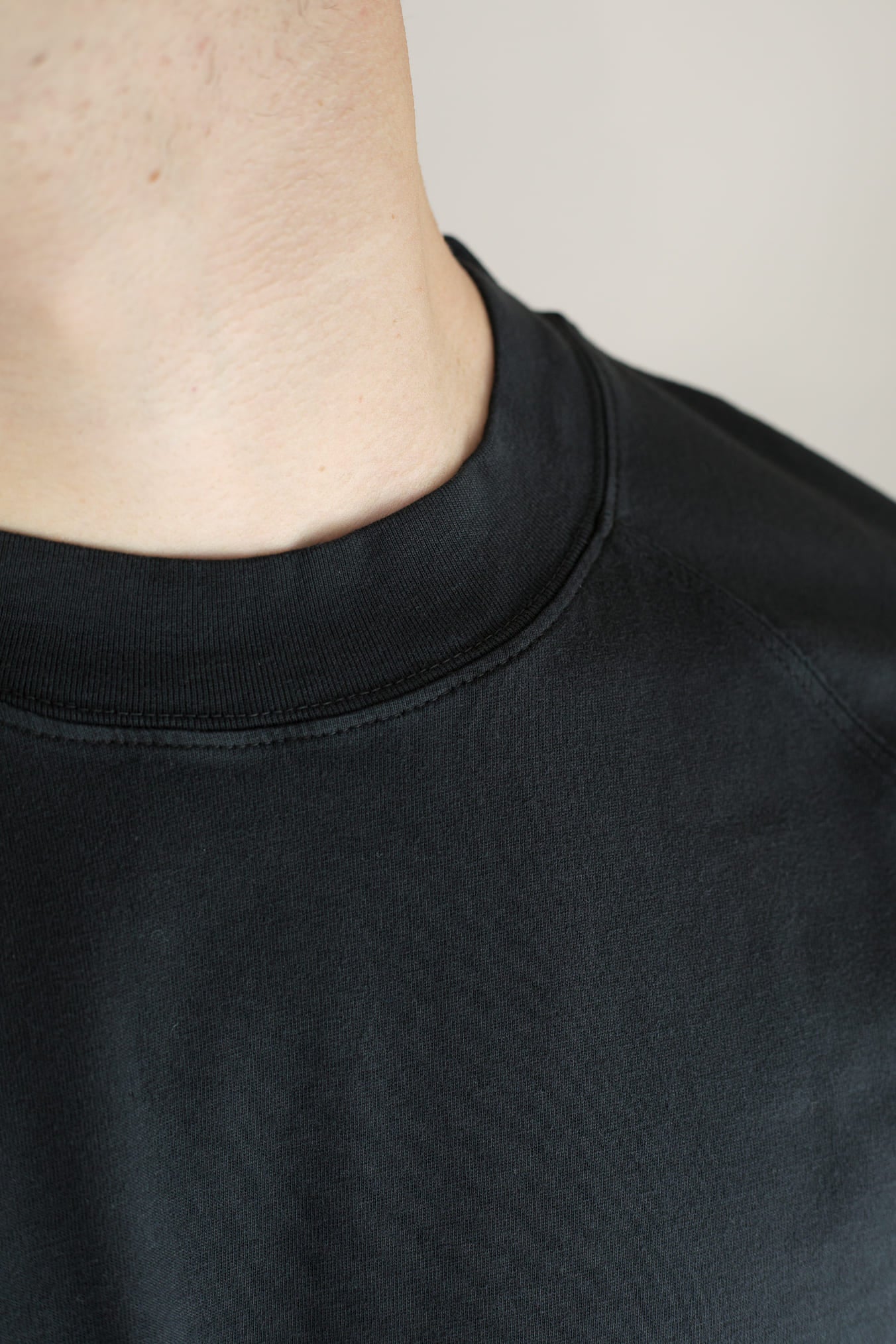 CIRCOLO 1901 T-Shirt Maniche Corte Raglan Cotone Nero