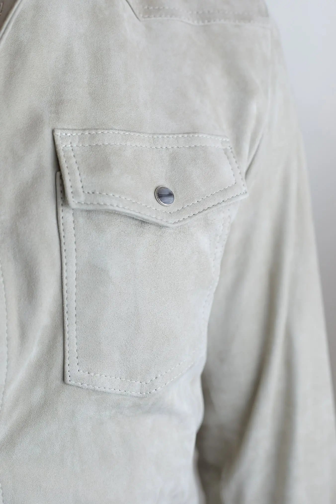CONTRASTWAY Camicia Suede Texana Beige