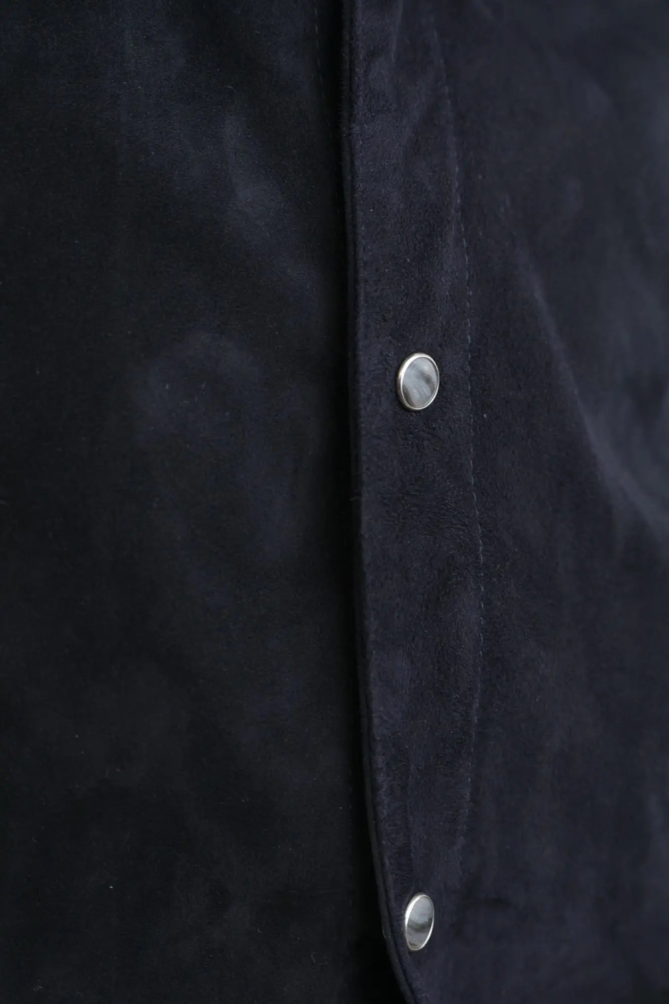 CONTRASTWAY Camicia Suede Texana Blu Scuro