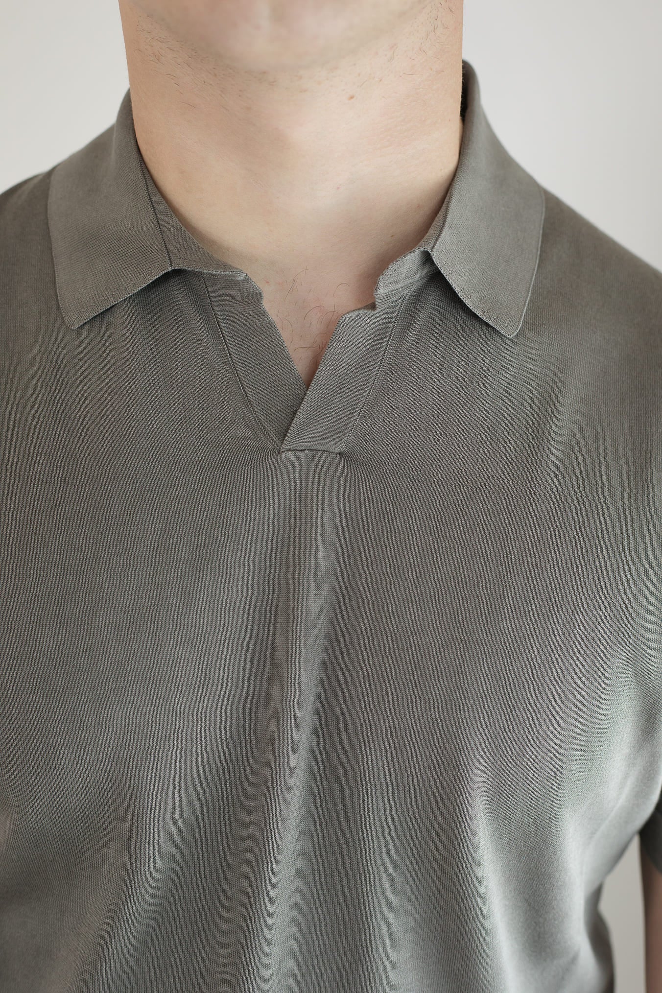 Polo Maniche Corte Cotone Frosted Terra - Guarino Store