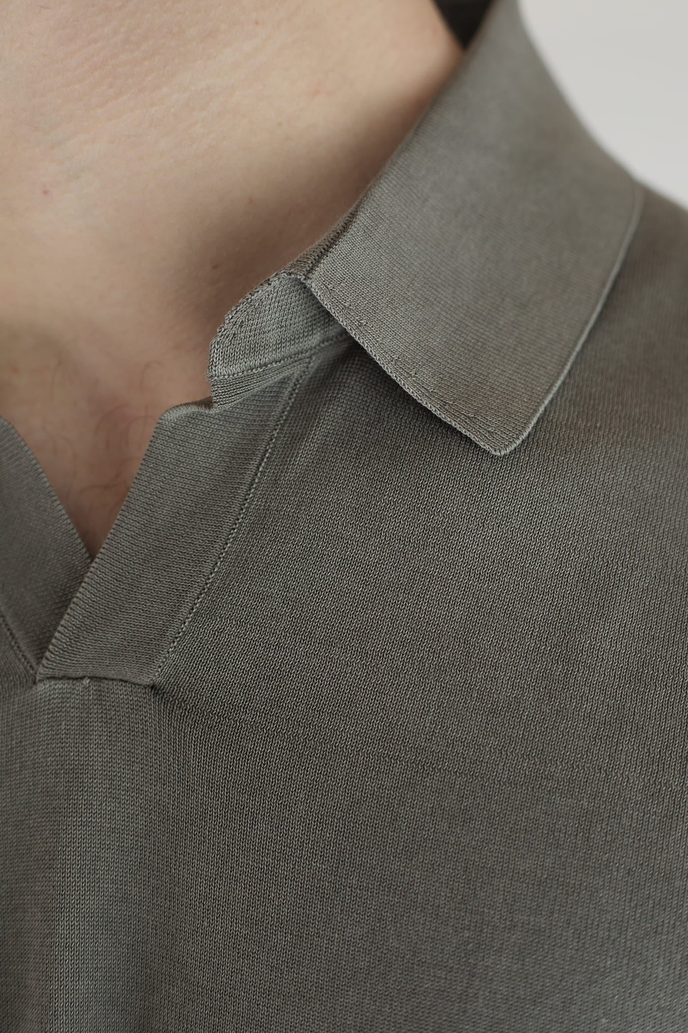 Polo Maniche Corte Cotone Frosted Terra - Guarino Store