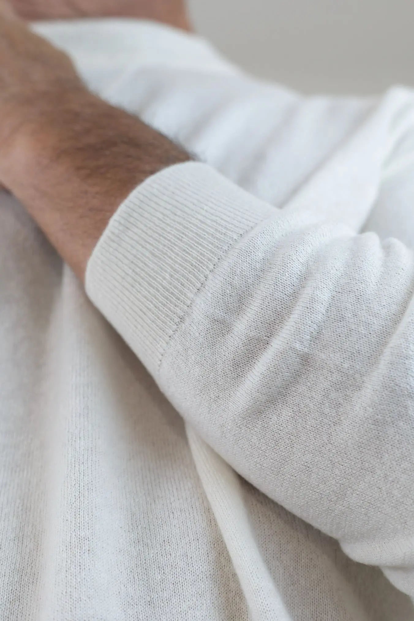Girocollo David Cashmere e Lino Bicolore - Guarino Store