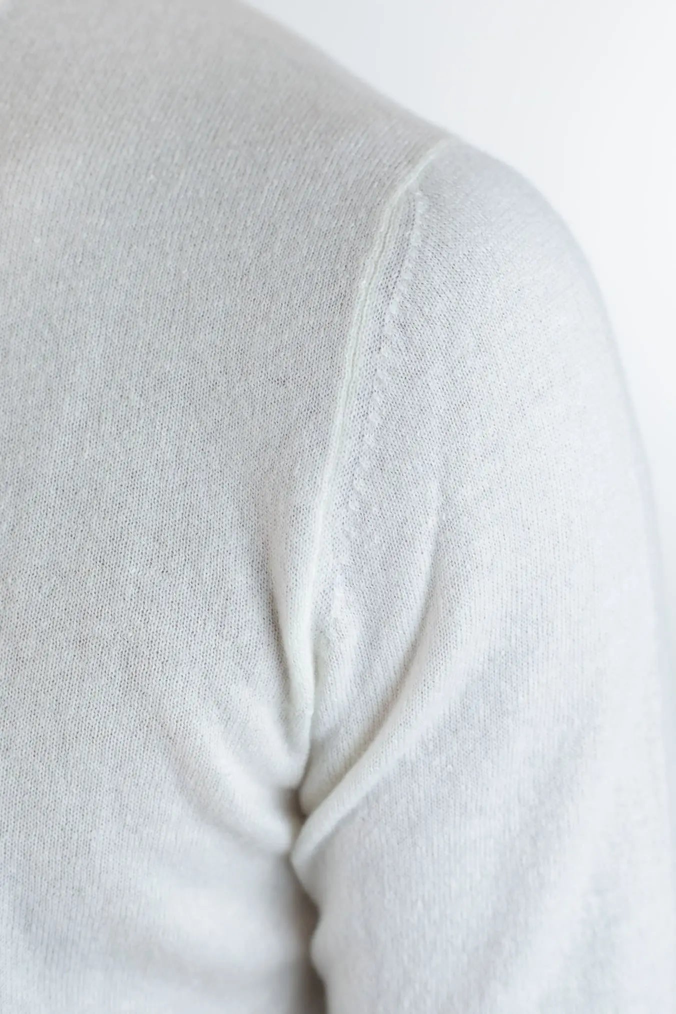 Girocollo David Cashmere e Lino Bicolore - Guarino Store