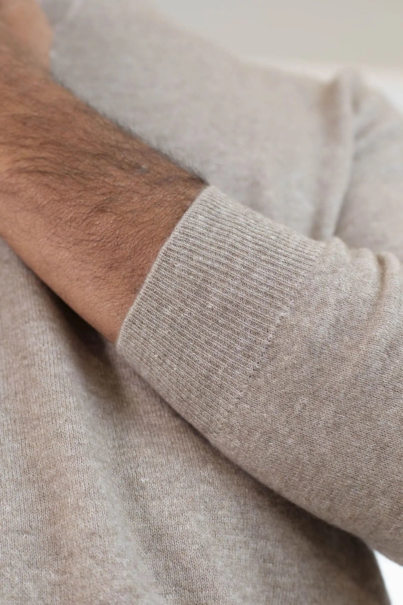 Girocollo David Cashmere e Lino Bicolore - Guarino Store