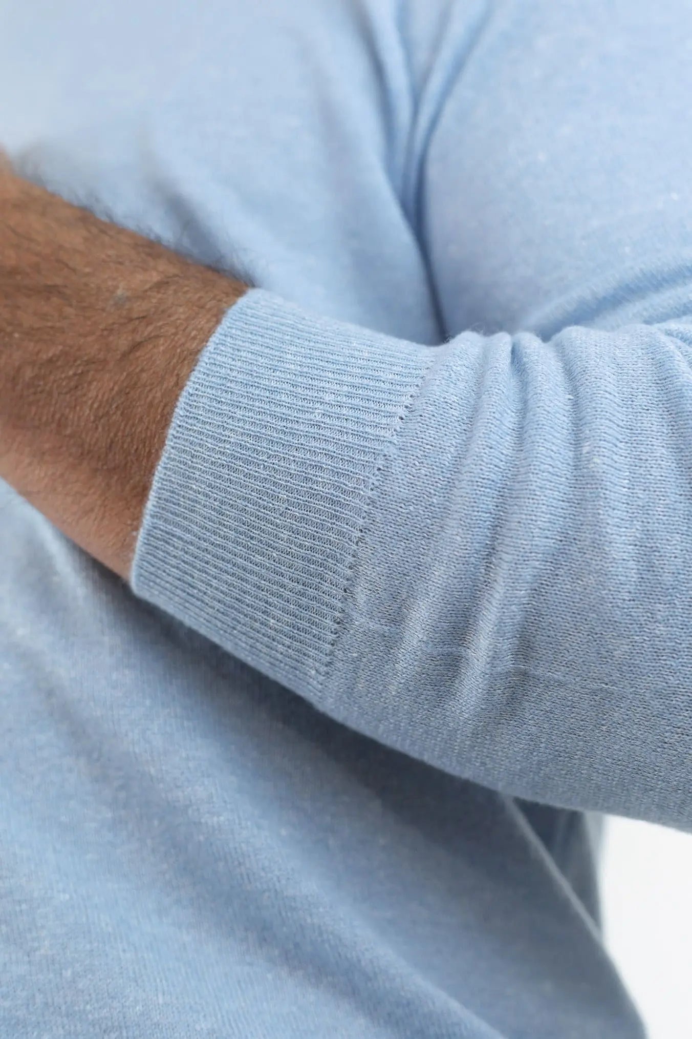 Girocollo David Cashmere e Lino Bicolore - Guarino Store