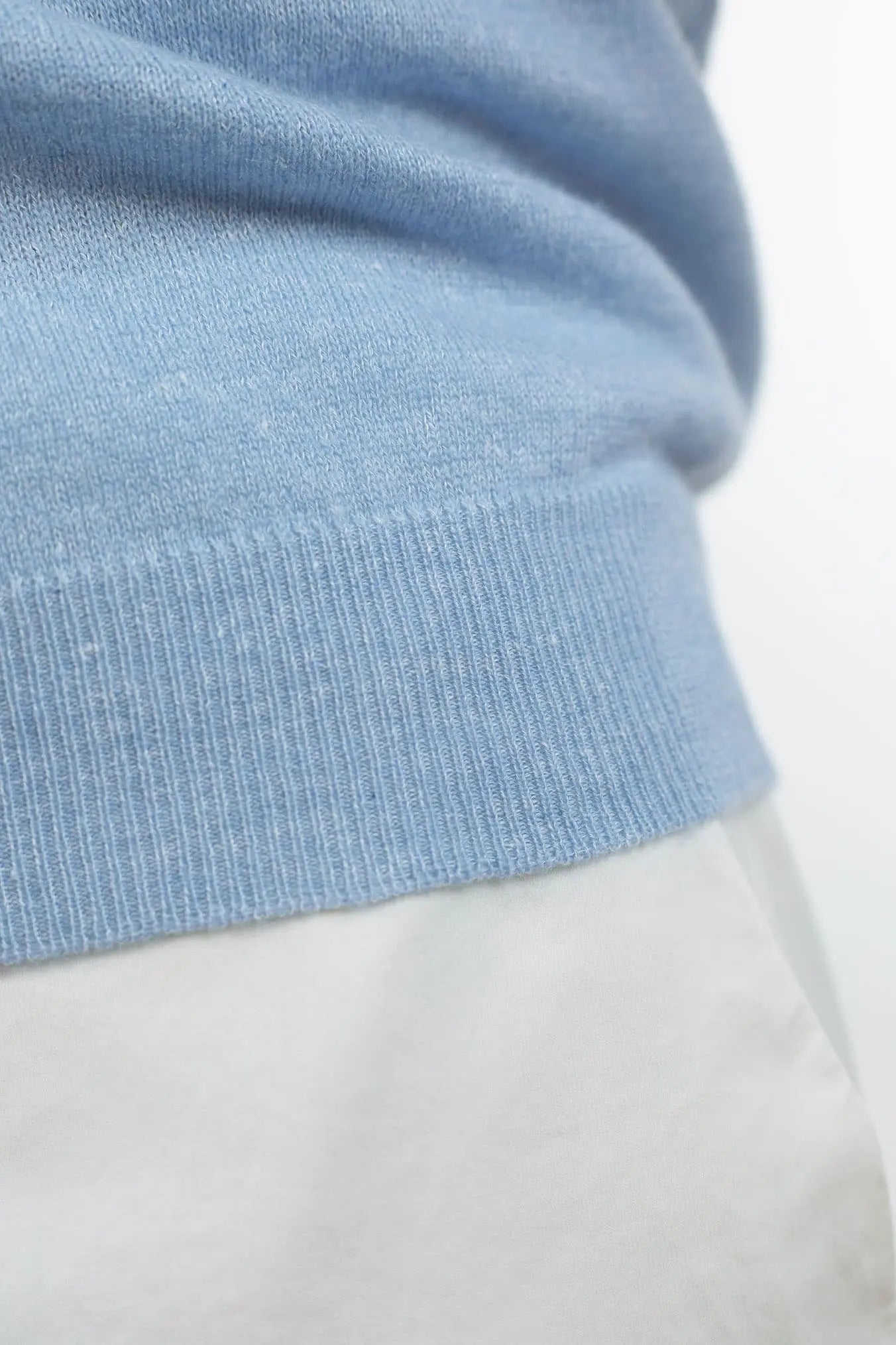 Girocollo David Cashmere e Lino Bicolore - Guarino Store