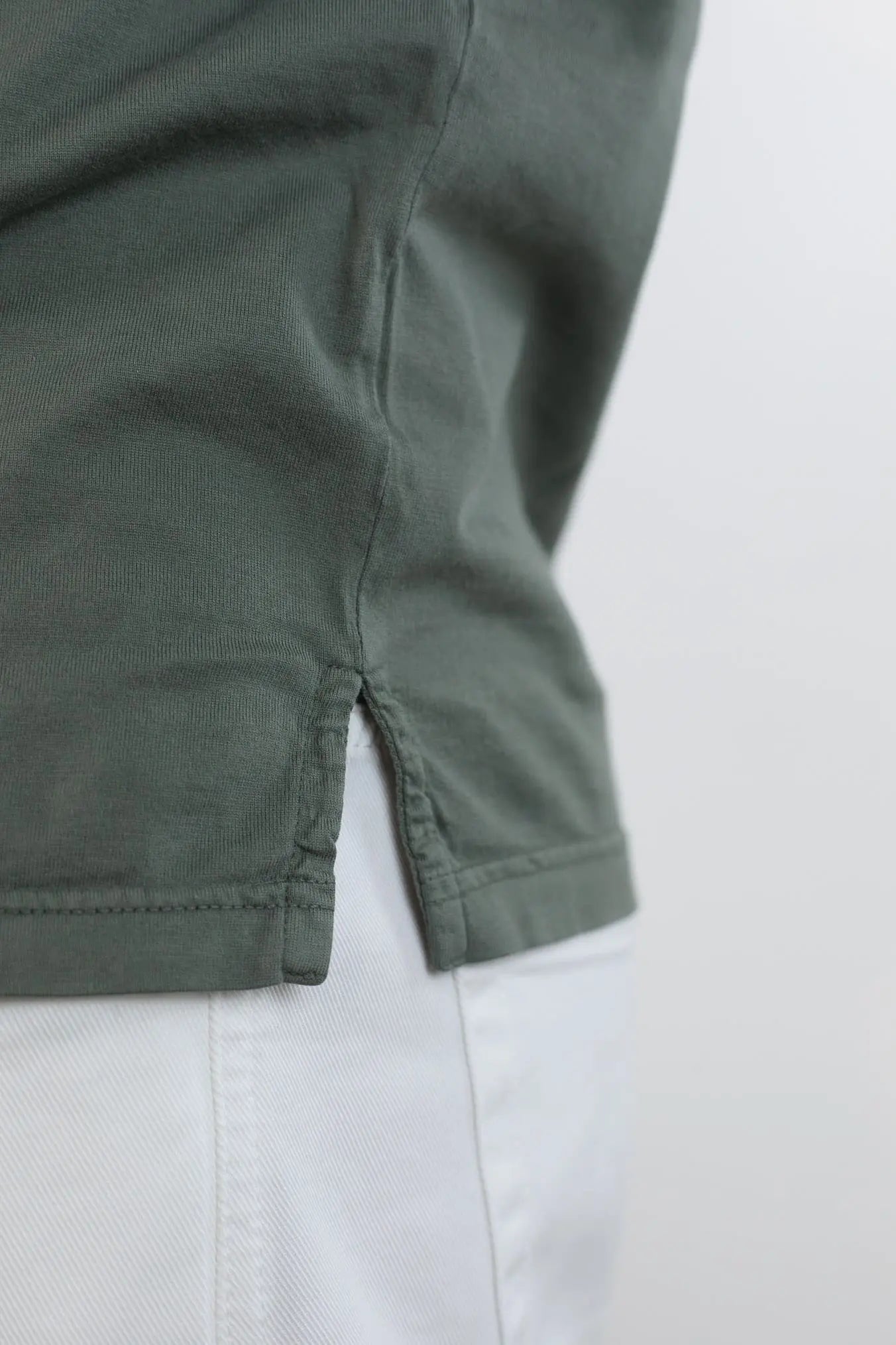 FEDELI Camicia mod. Jason Jersey Cotone Verde