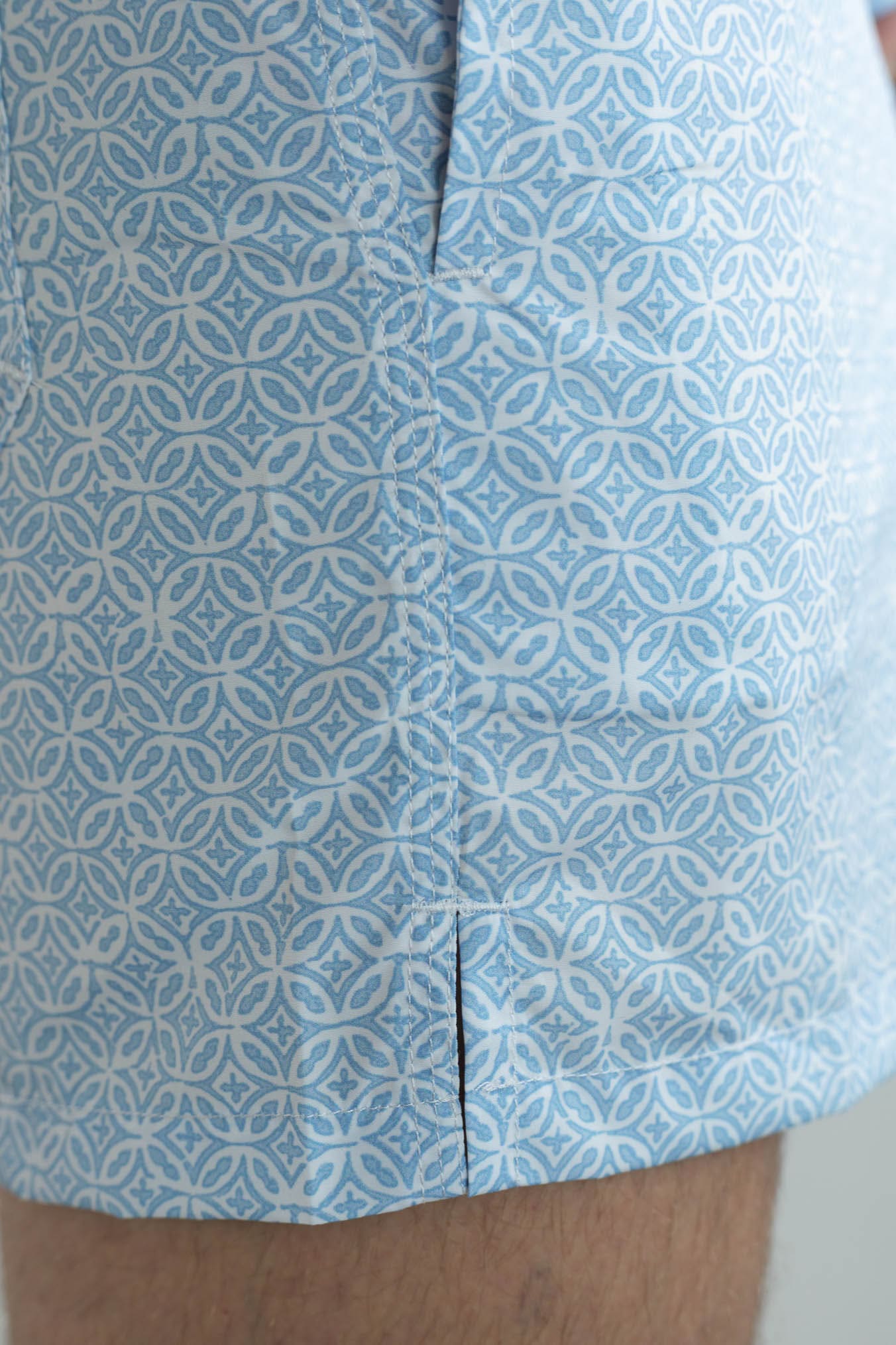 FEDELI Costume da Bagno Madeira Fantasia Celeste