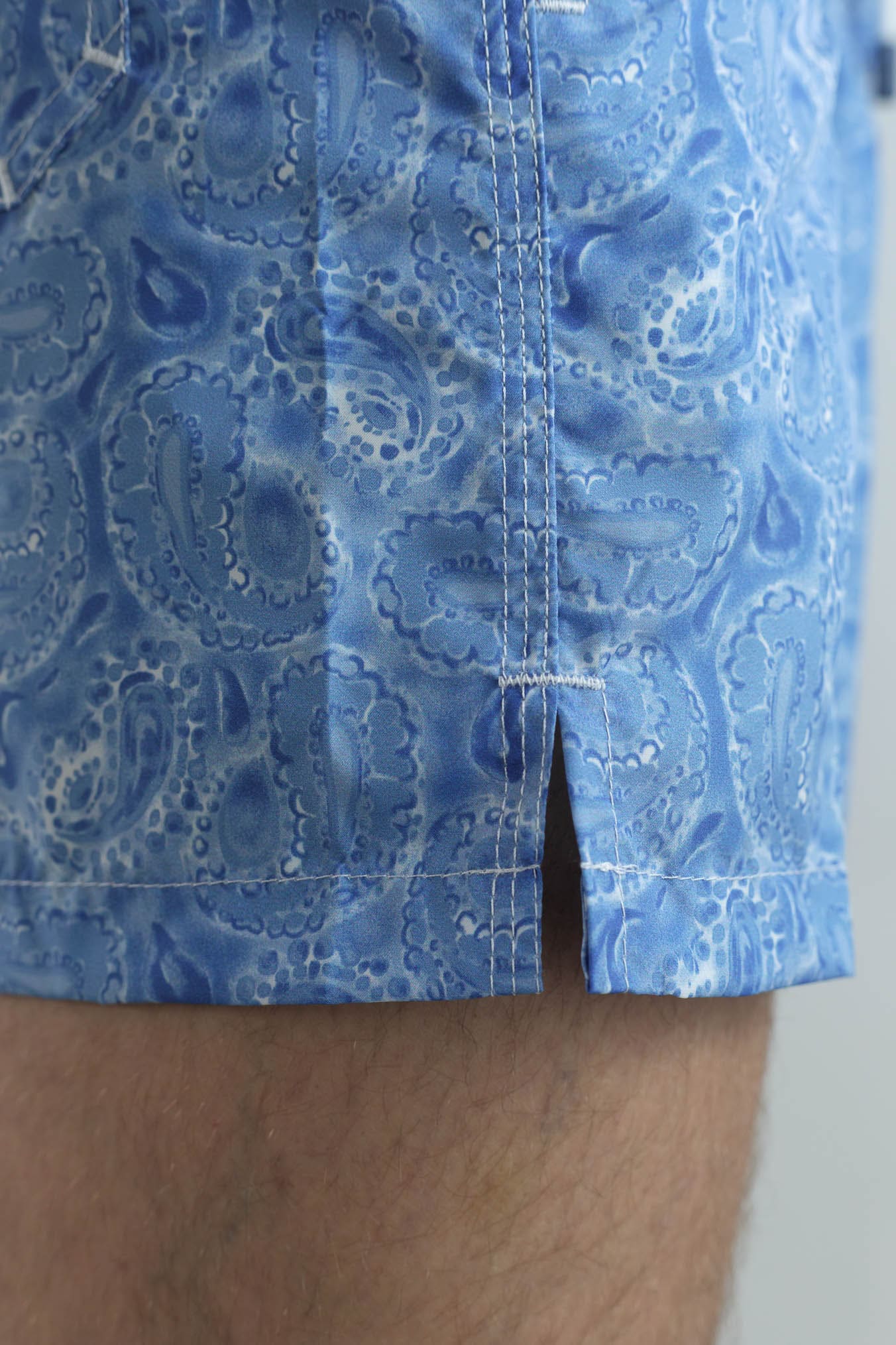 FEDELI Costume da Bagno Madeira Azzurro Fantasia