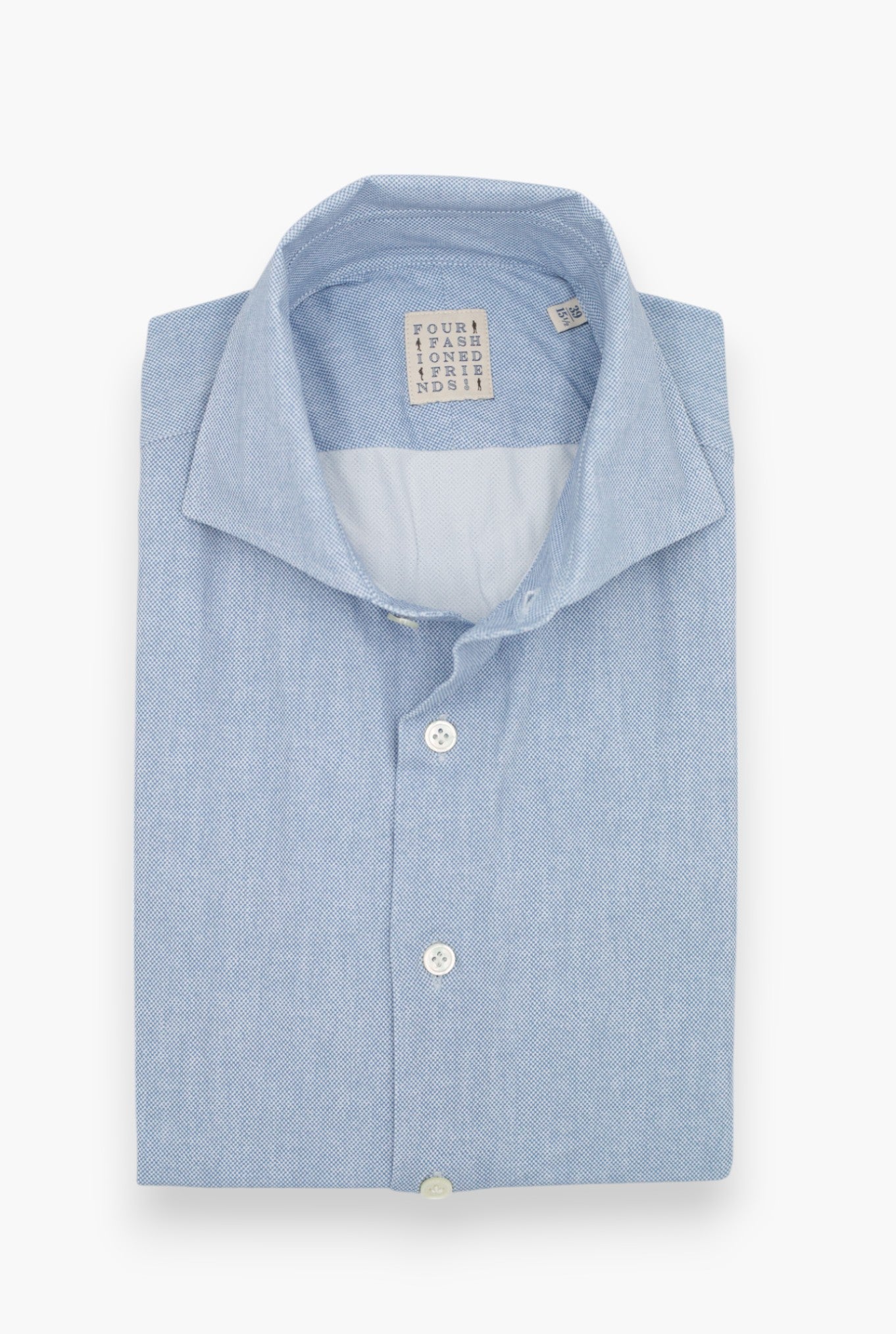 FFF Camicia Active Piquet Azzurro Medio