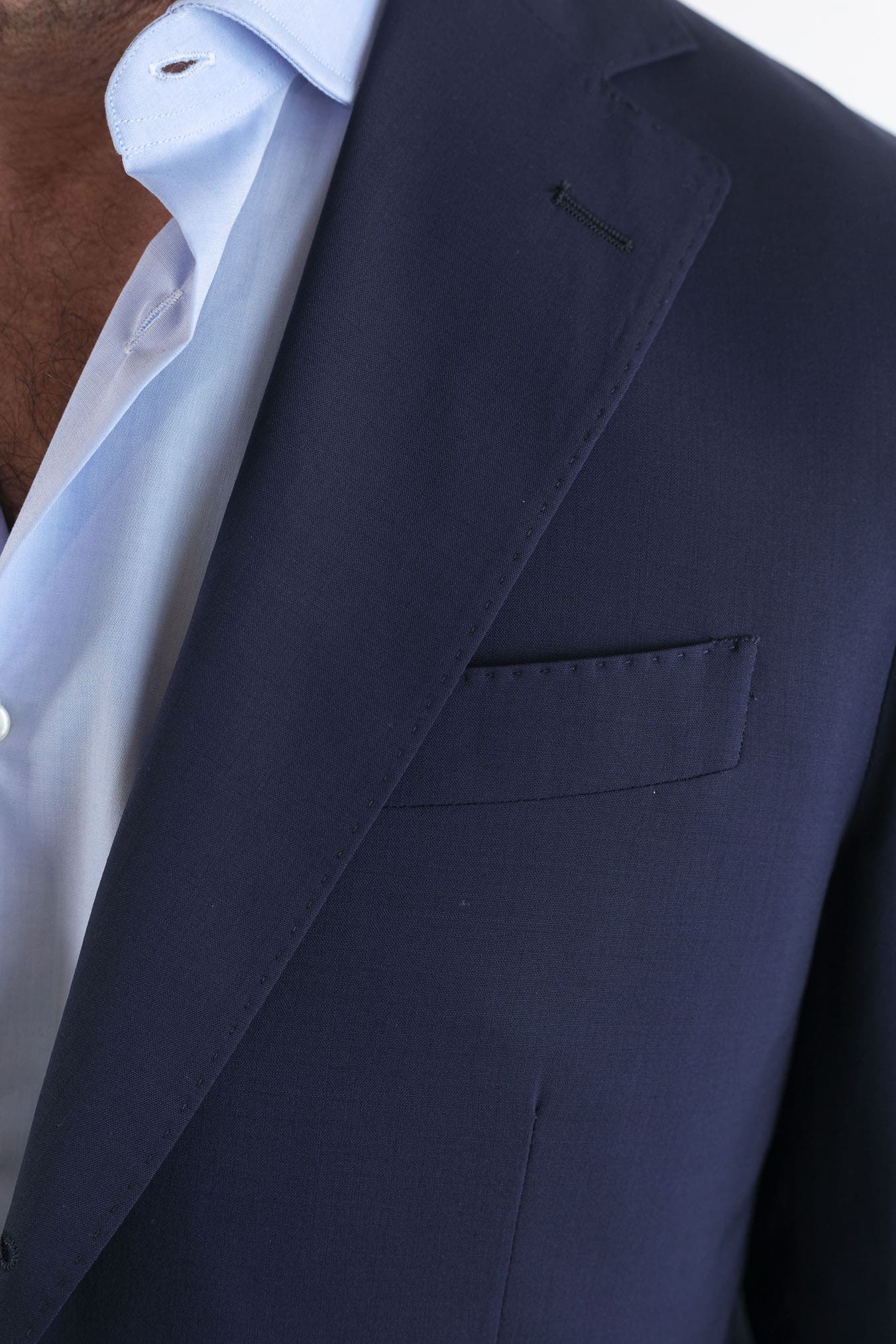 GUARINO Abito Lana Super 130's Blu