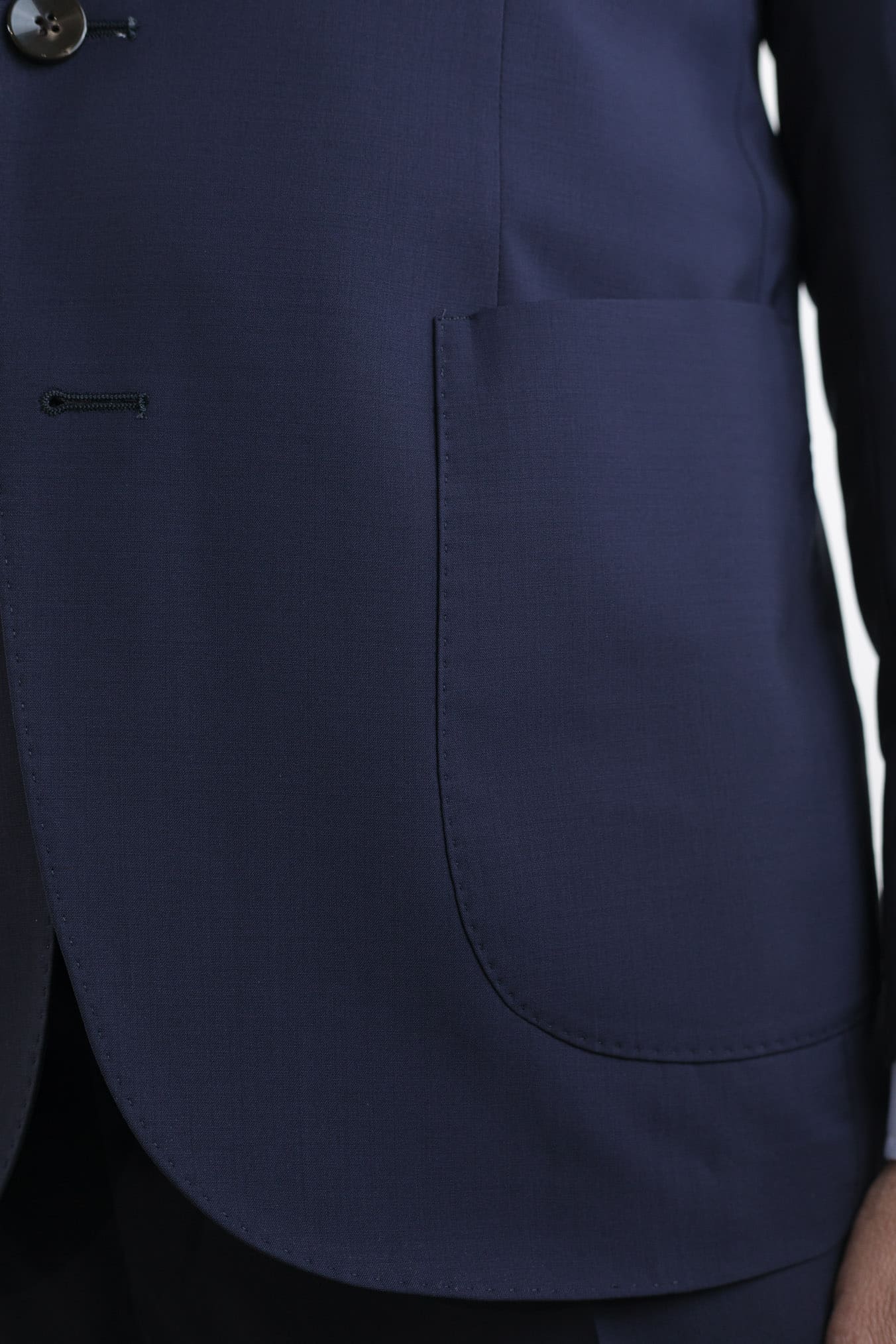 GUARINO Abito Lana Super 130's Blu