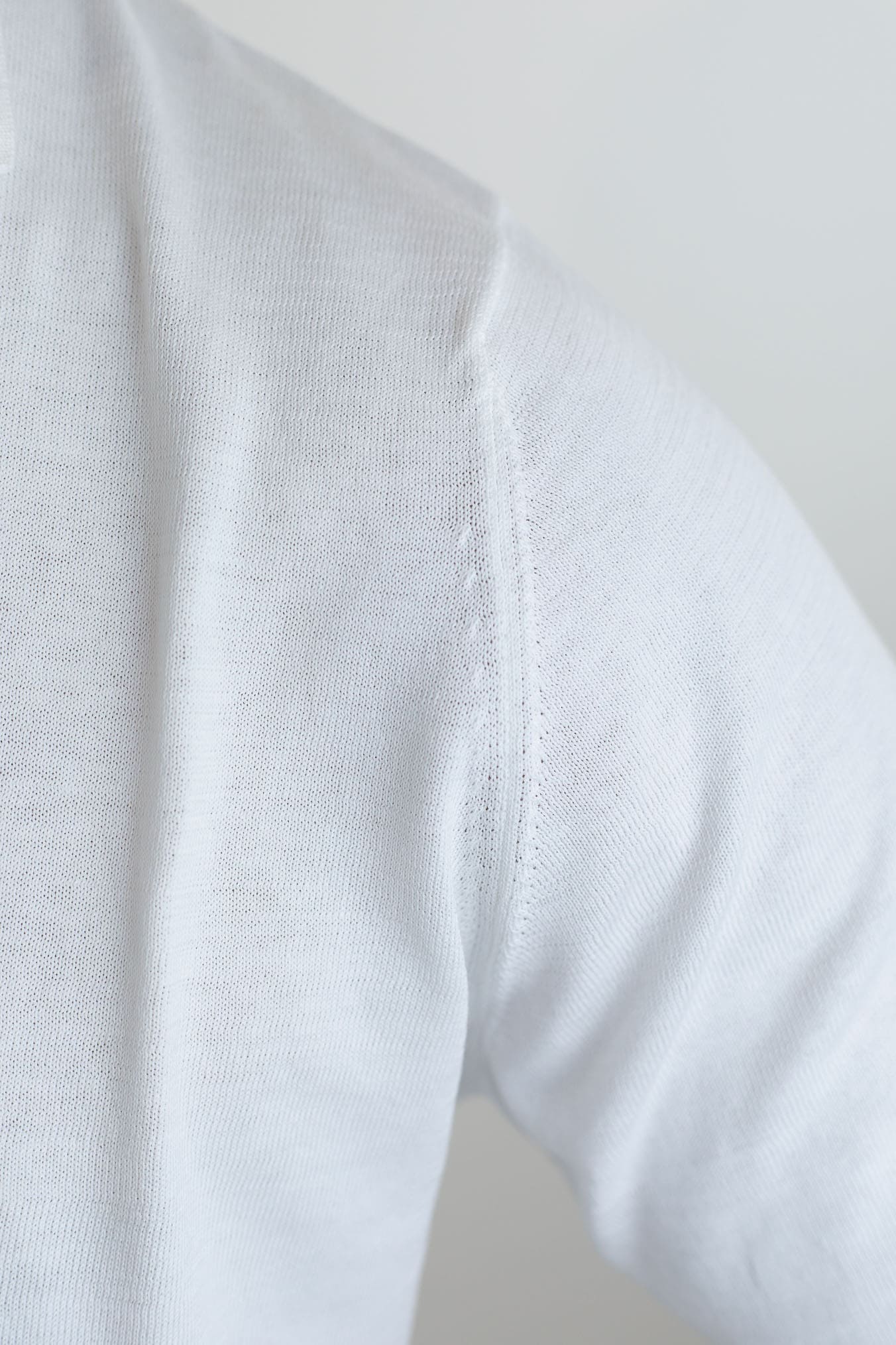 GUARINO Polo Skipper Cotone Crepe Bianco