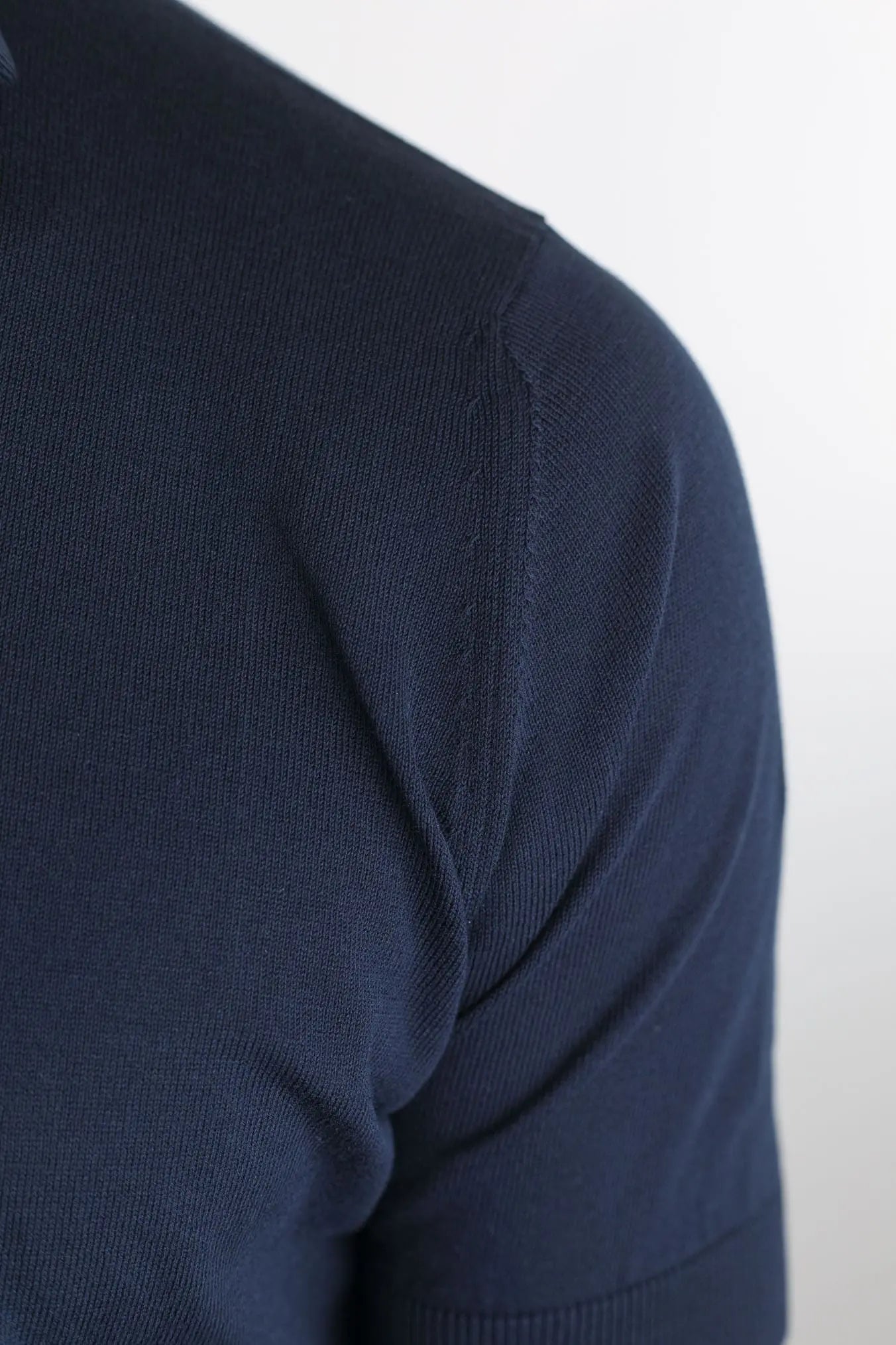 GUARINO Polo Paramontura Cotone Blu Navy