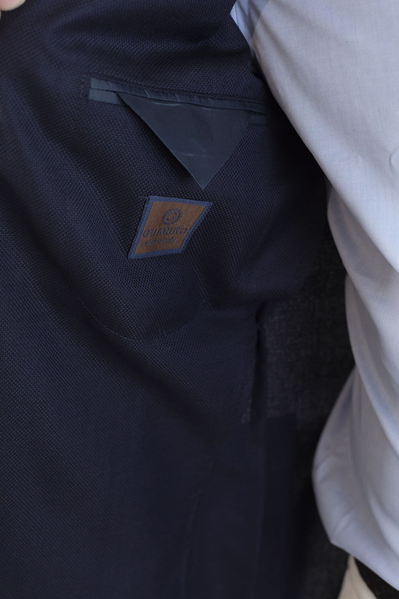 GUARINO Giacca Hopsack Blu