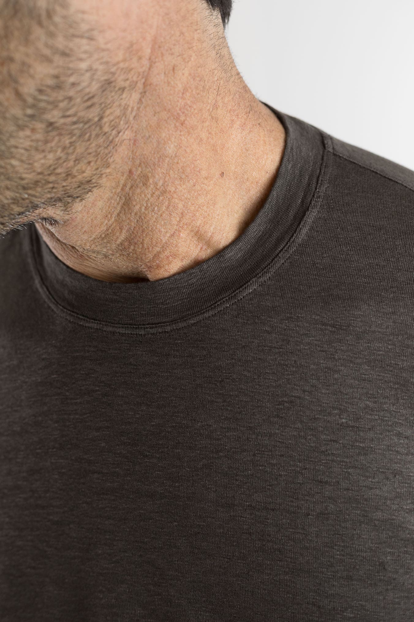 GUARINO T-Shirt Jersey Lino Testa Moro