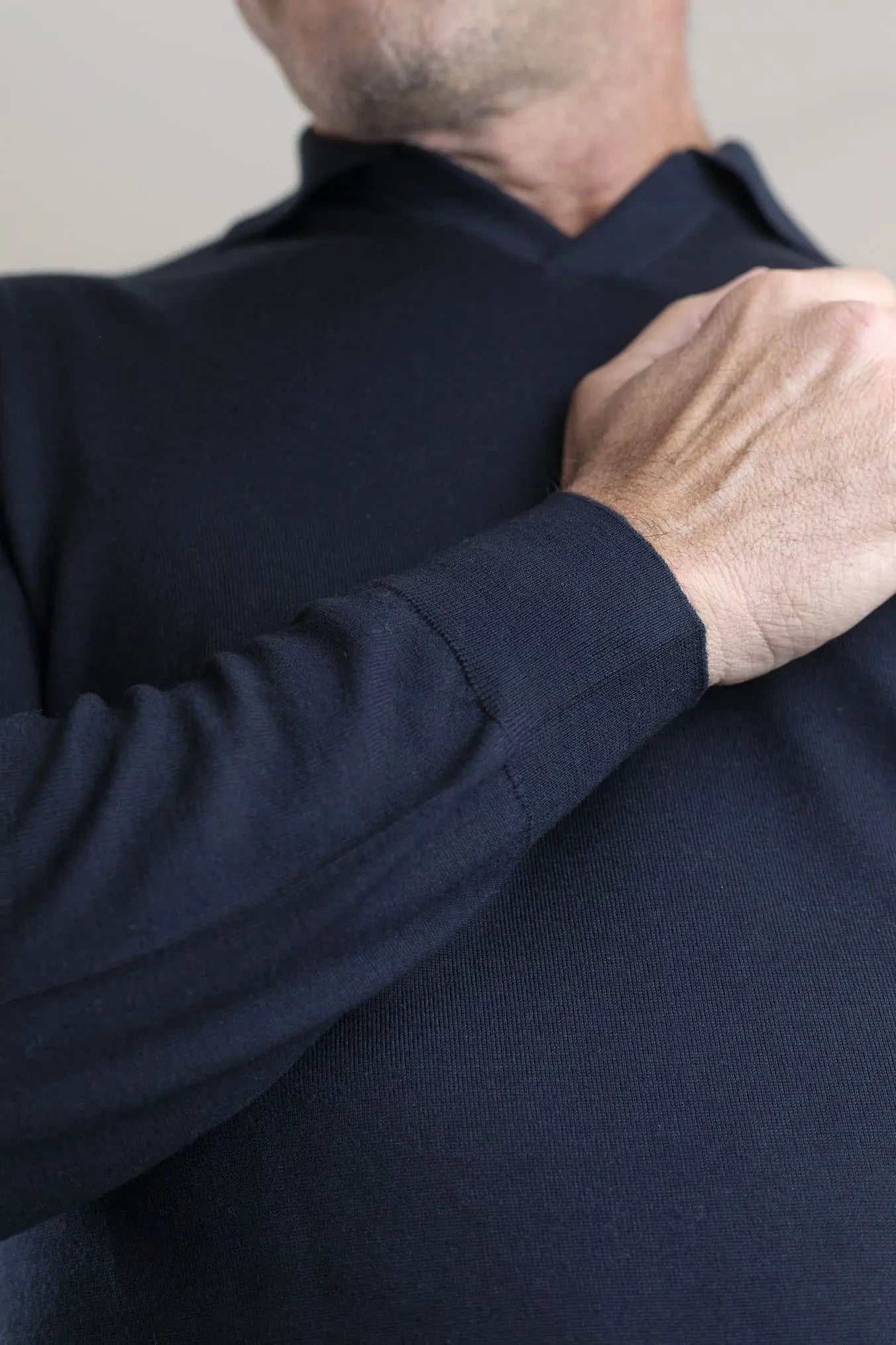 GUARINO Polo Wish Loro Piana Blu