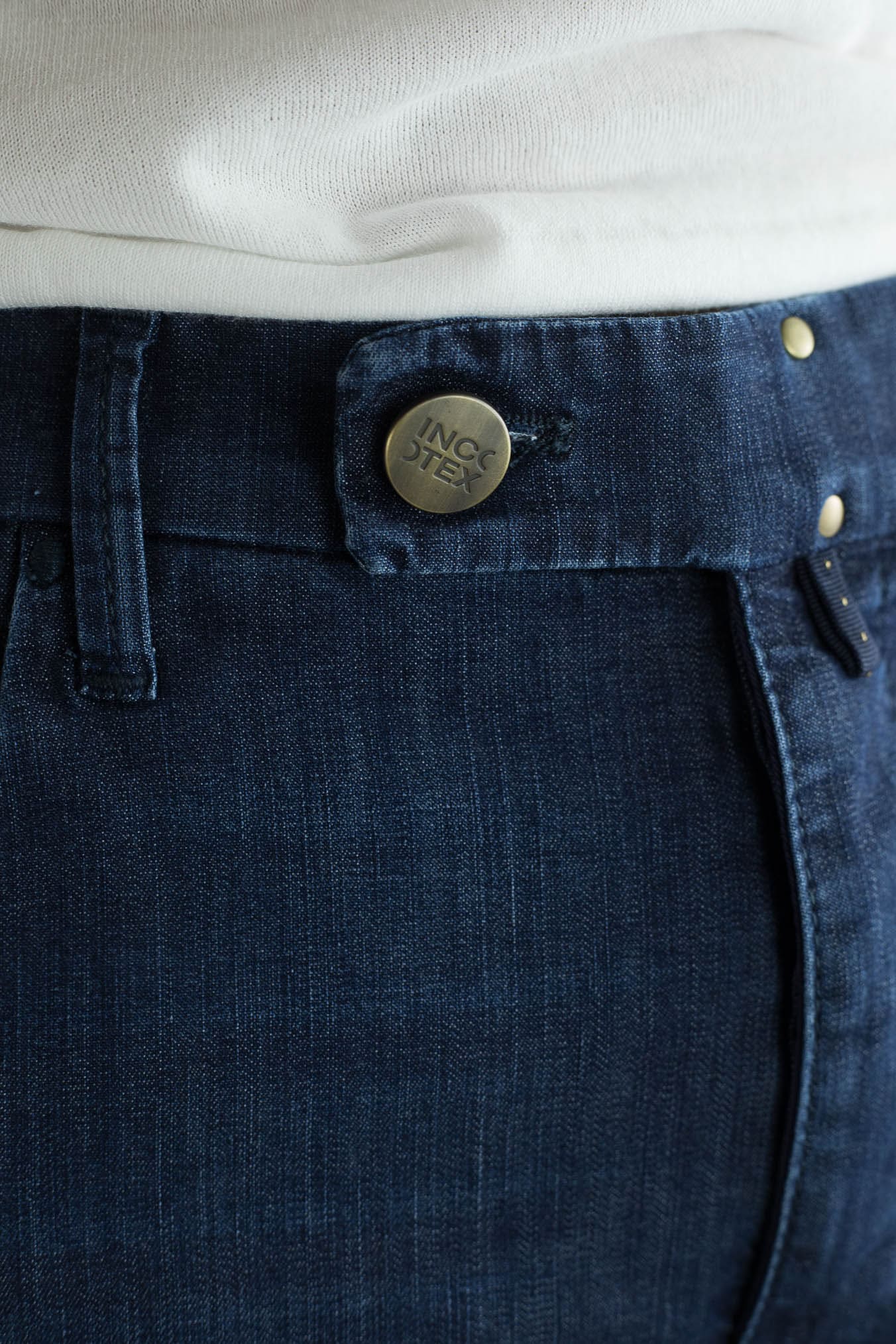 INCOTEX Jeans Sartoriale Denim Stretch Blu Scuro