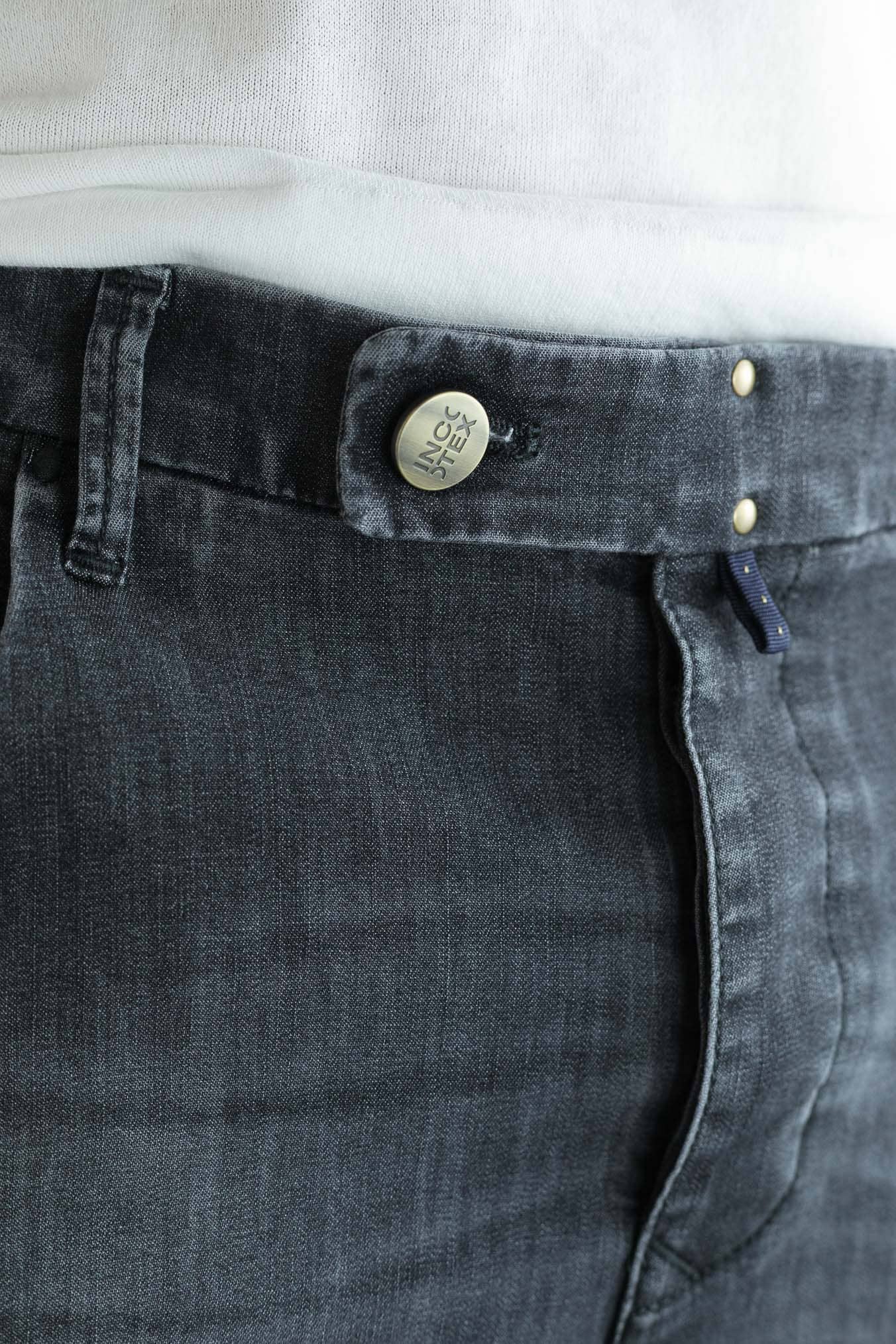 INCOTEX Jeans Sartoriale Denim Stretch Grigio