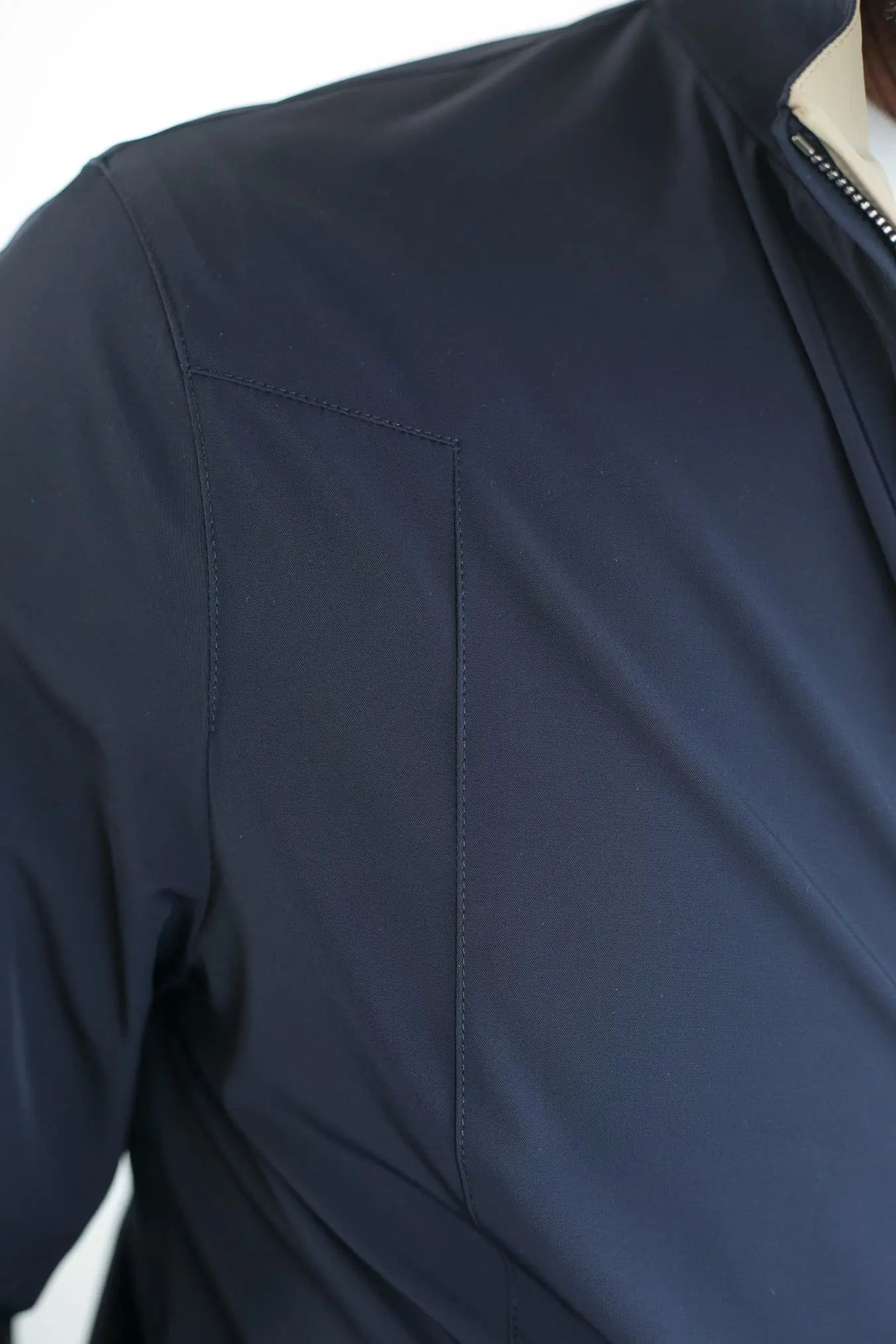 Giubbino Reversibile Bicolore Blu e Beige - Guarino Store