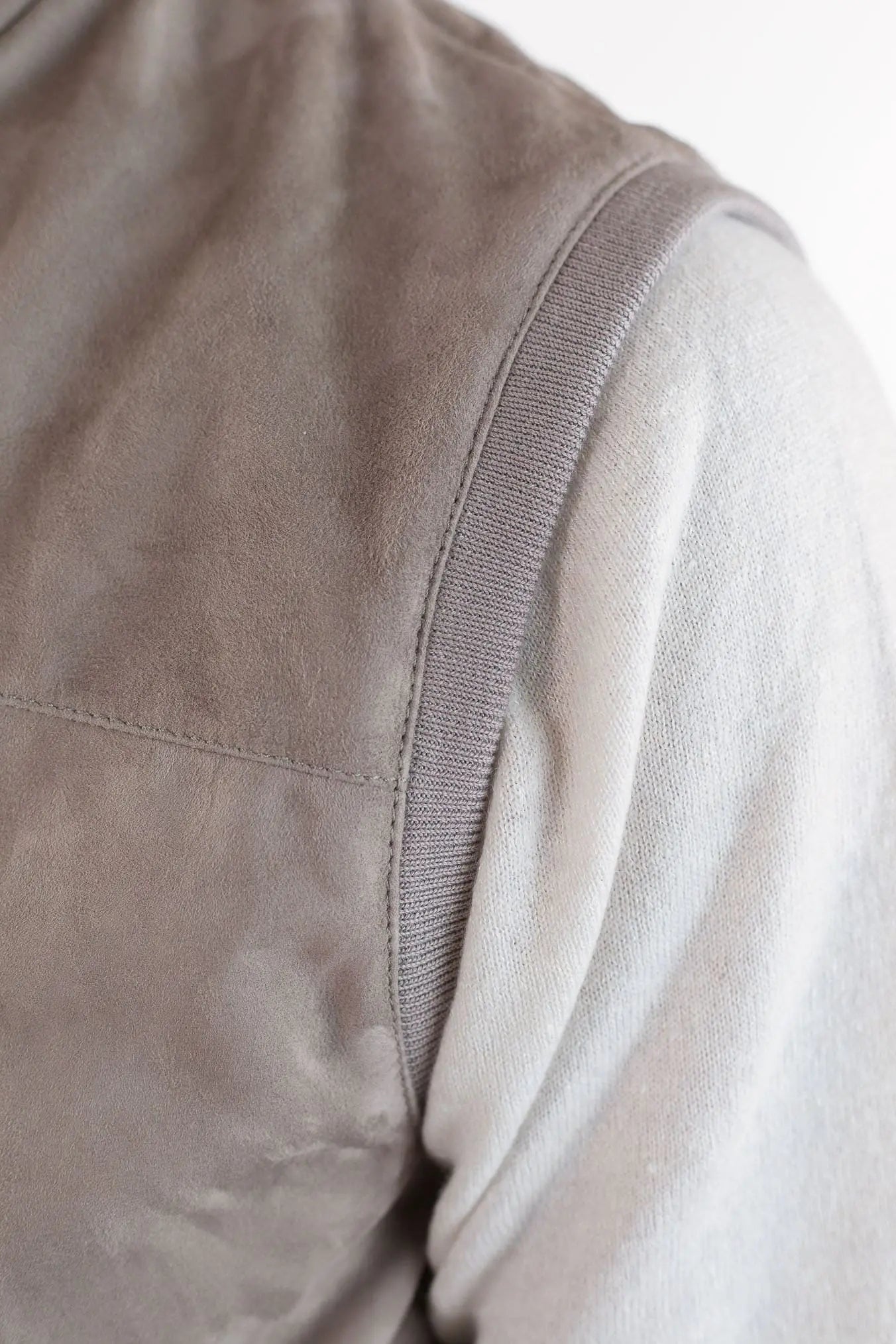 MANDELLI Gilet Suede Beige