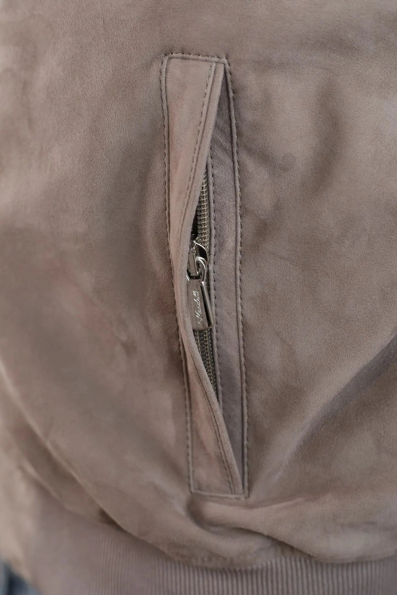 MANDELLI Gilet Suede Beige