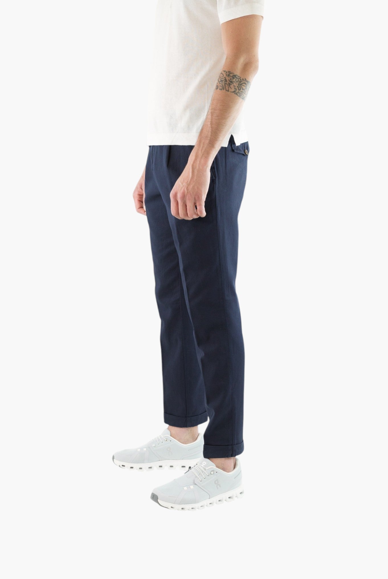 MYTHS Pantaloni Ice Cotton Blu Navy