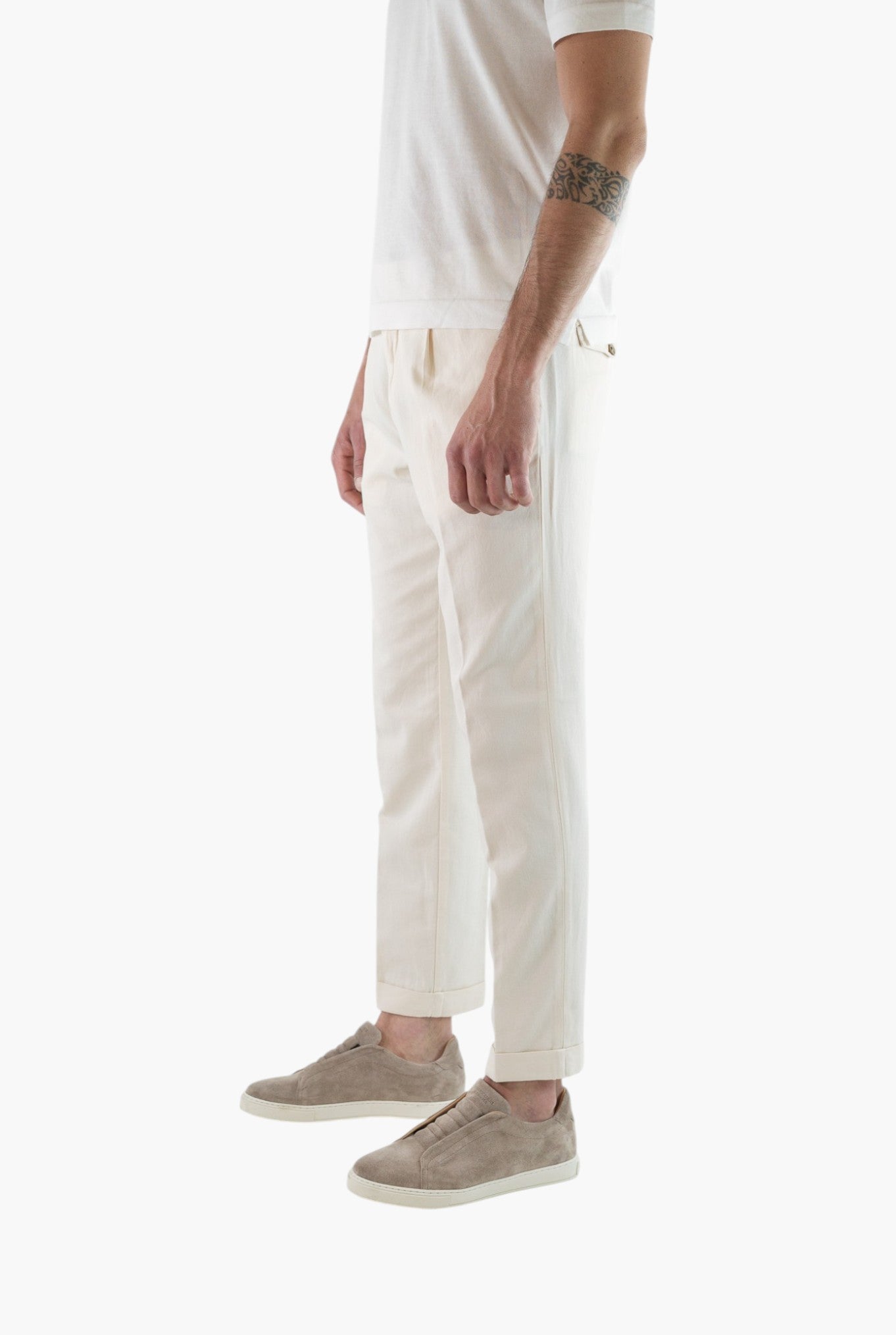 MYTHS Pantaloni Ice Cotton Burro