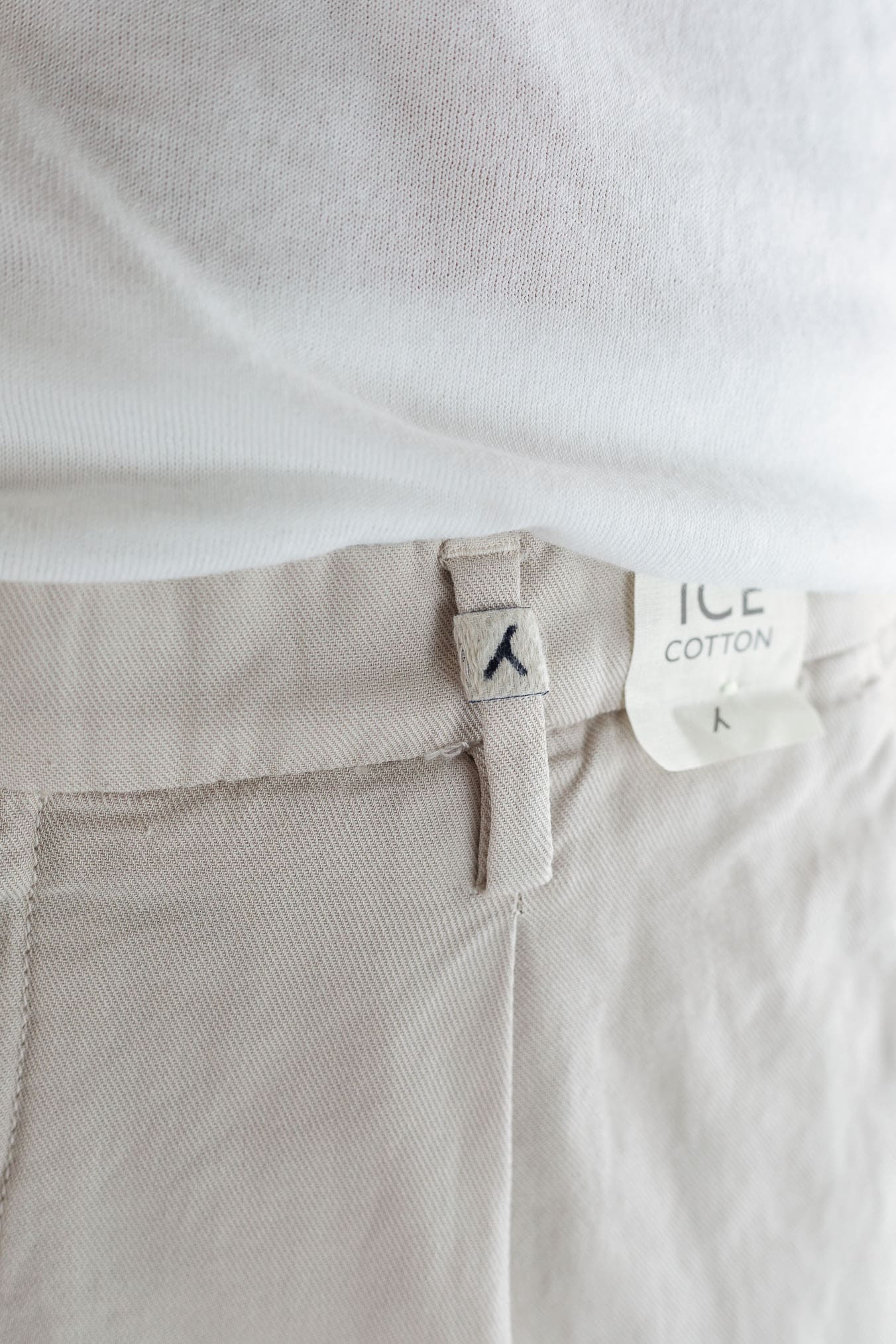MYTHS Pantaloni Ice Cotton Beige Chiaro