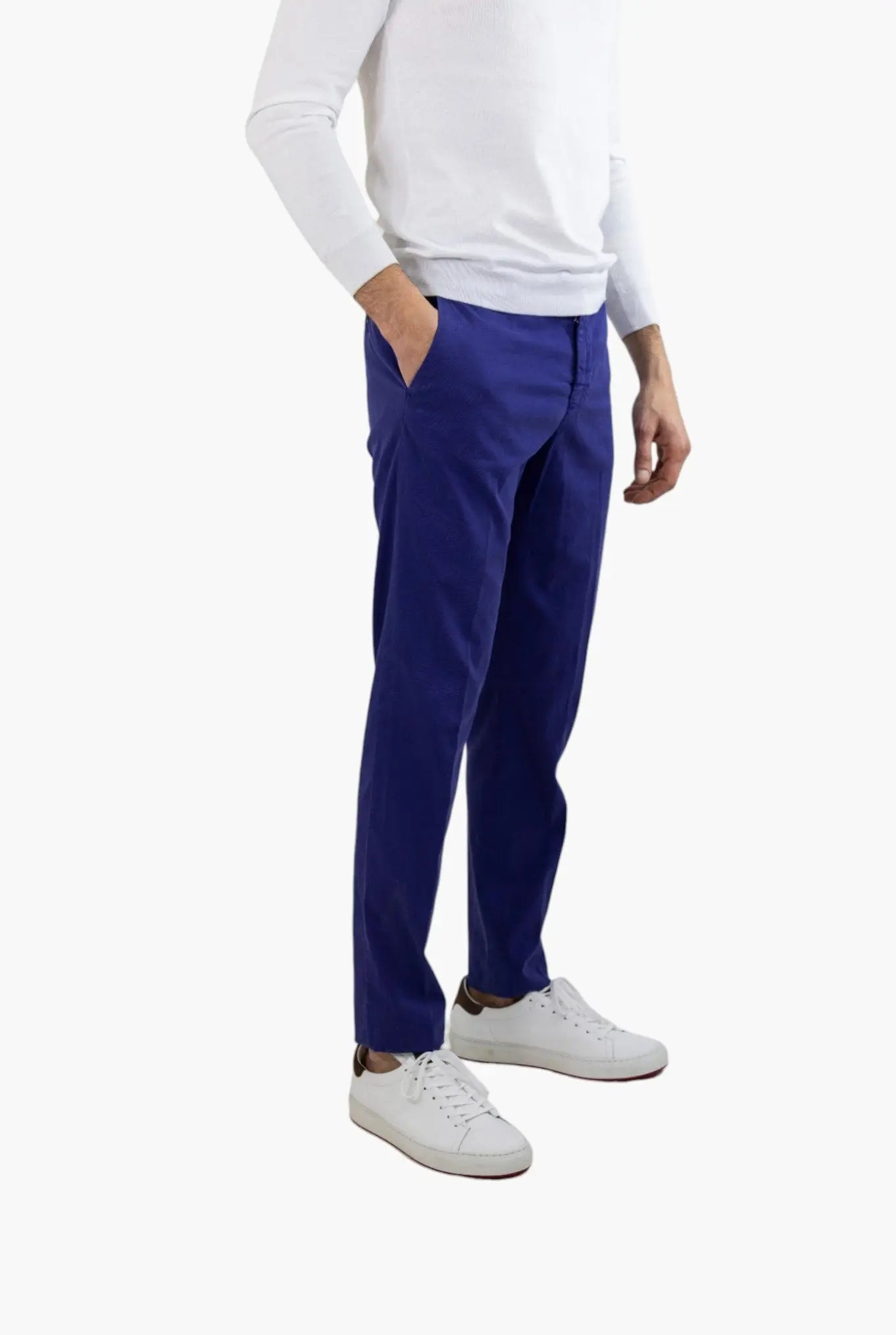 PESCAROLO Pantaloni Velluto Millerighe Superlight 5 Tasche Pesca