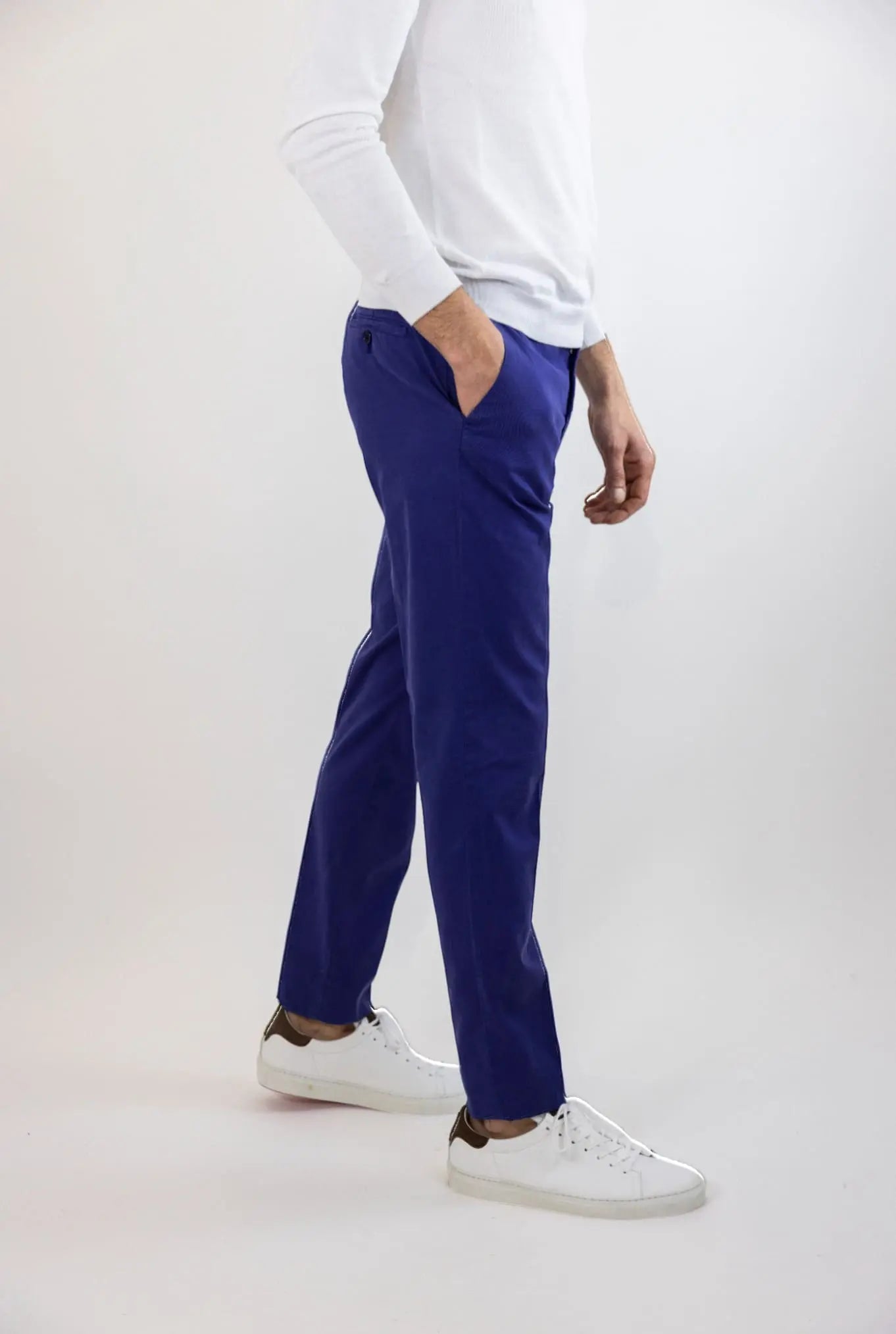 PESCAROLO Pantaloni Velluto Millerighe Superlight 5 Tasche Pesca