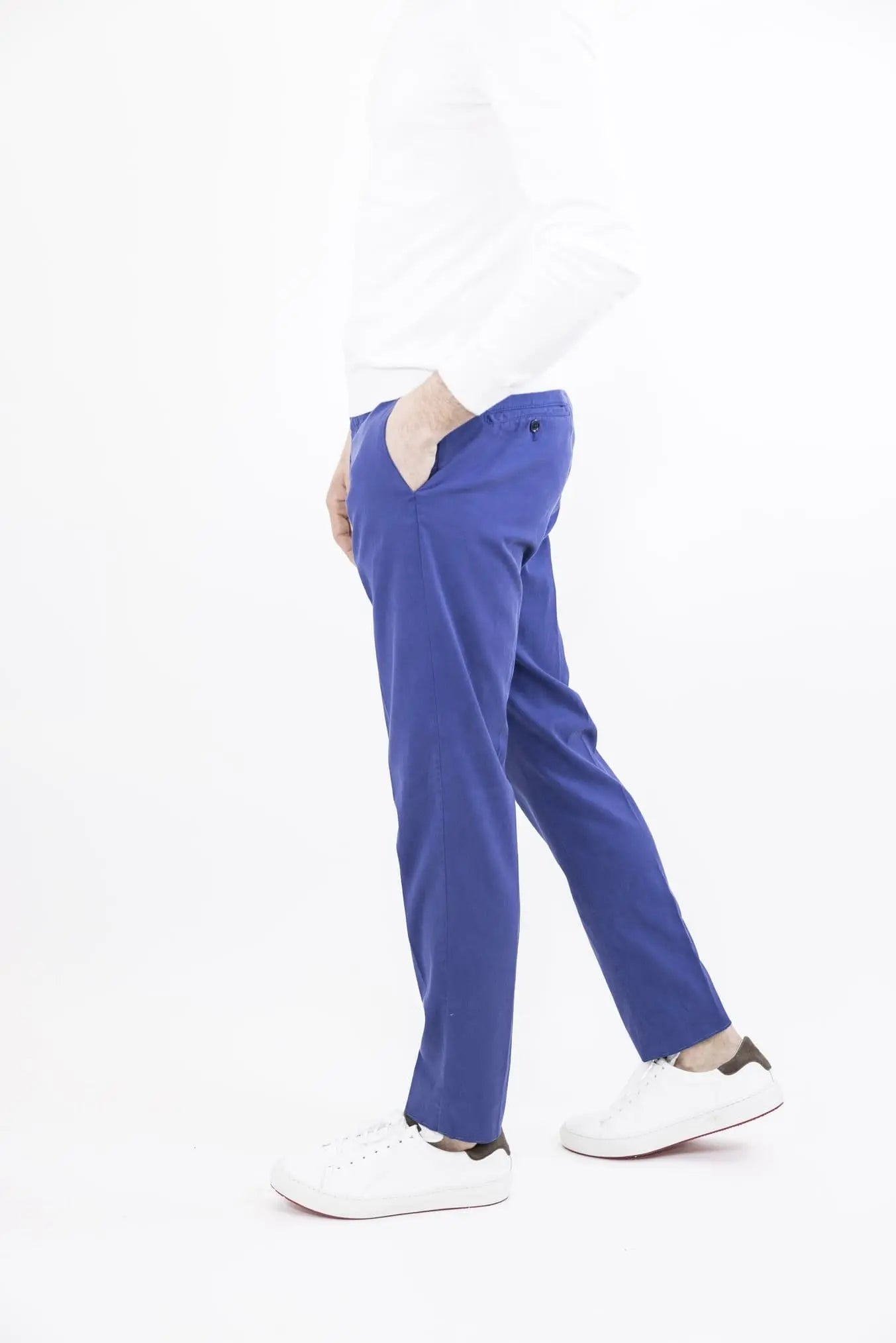 PESCAROLO Pantaloni Velluto Millerighe Superlight 5 Tasche Pesca