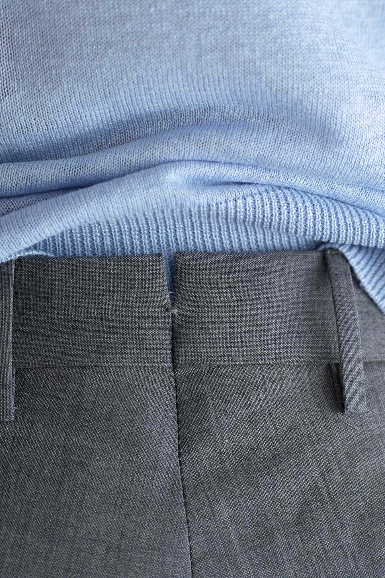 PT Pantaloni Fresco Lana Grigio Medio
