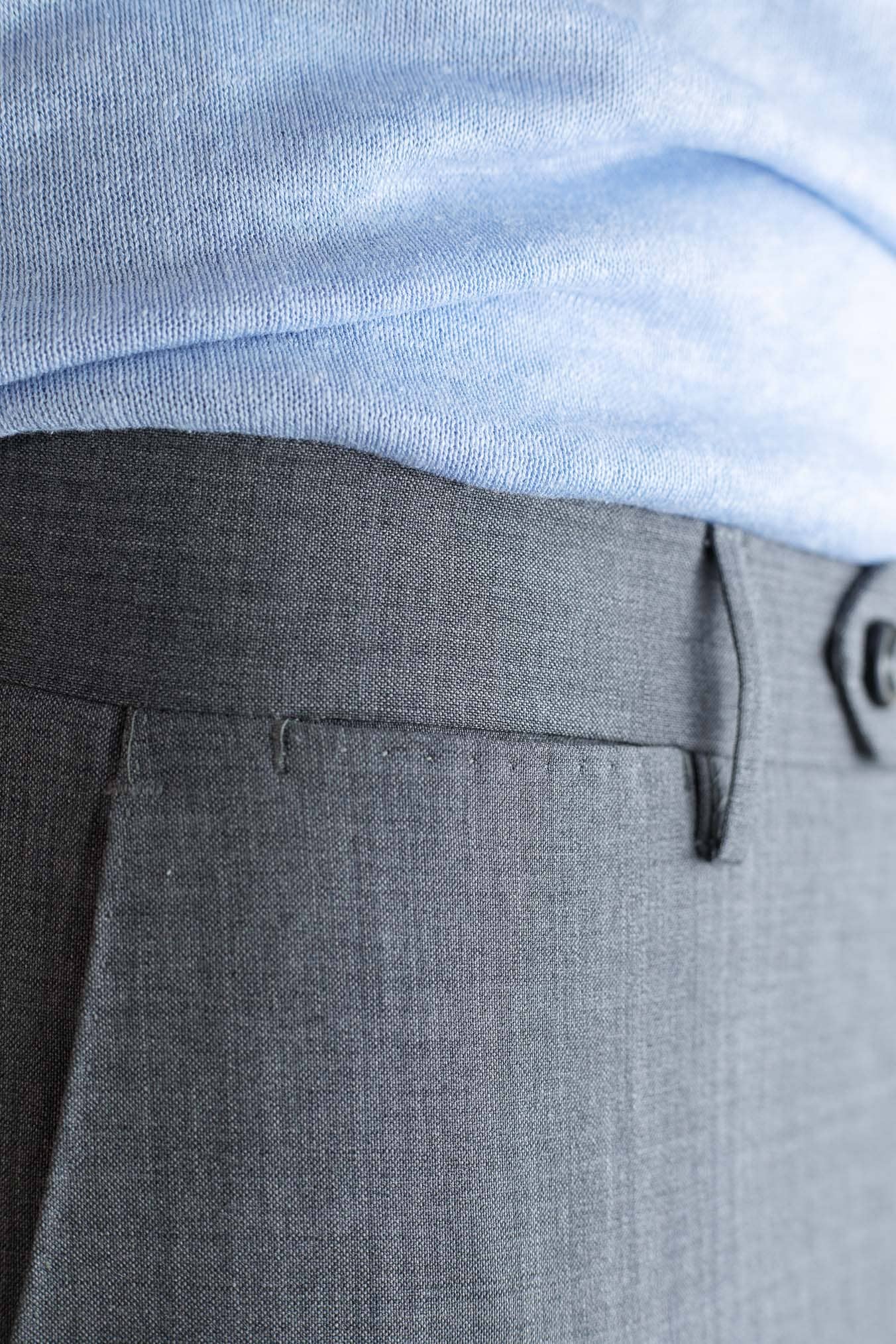 PT Pantaloni Fresco Lana Grigio Medio