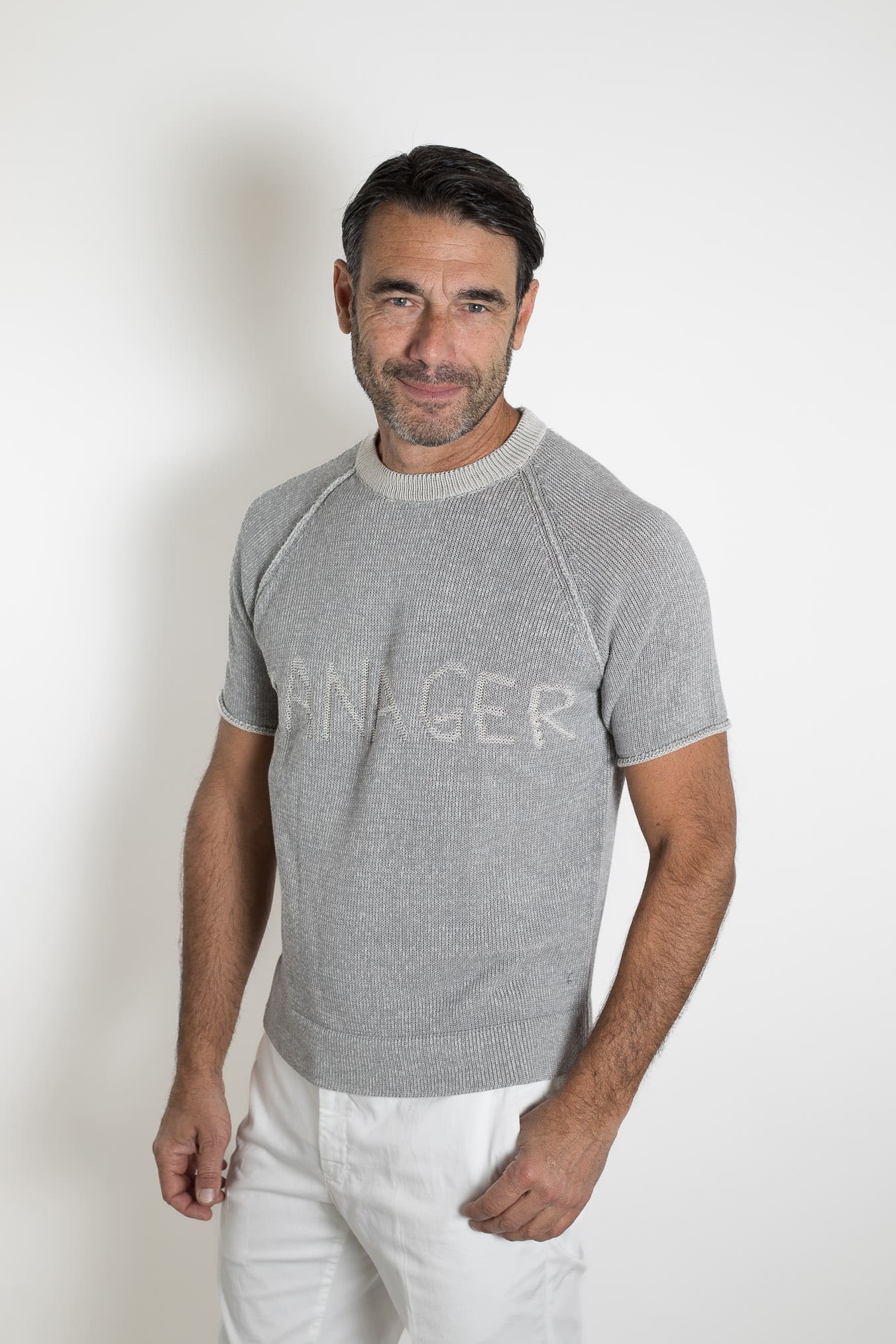 RAKKI' Felpa mod. Manager Raglan Vanisé Grigio