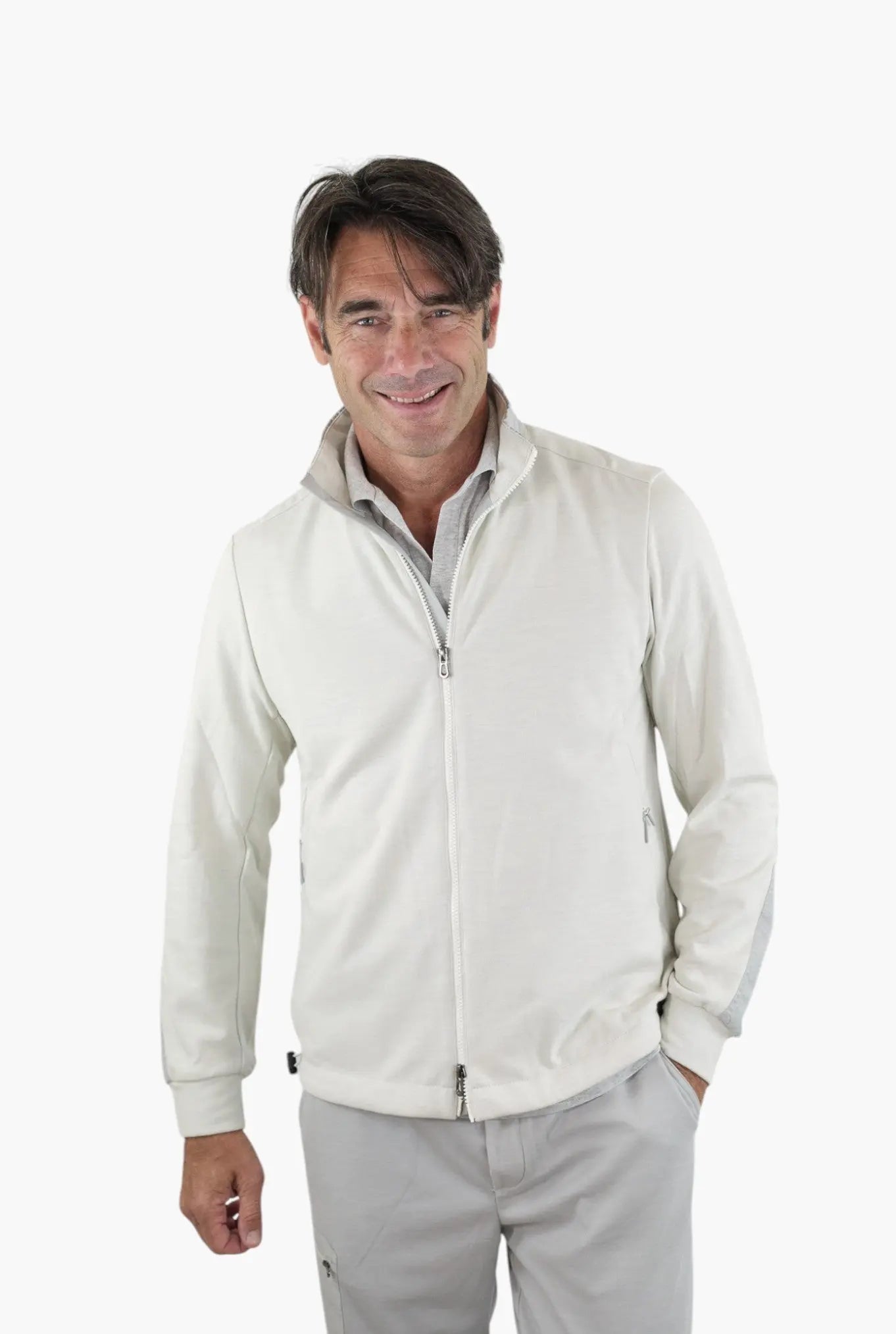 SEASE Felpa mod. Explorer Sweatshirt Bianco