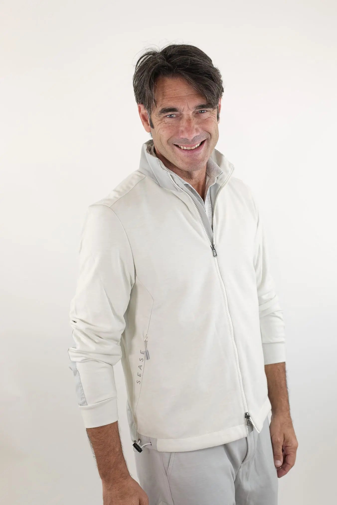 SEASE Felpa mod. Explorer Sweatshirt Bianco