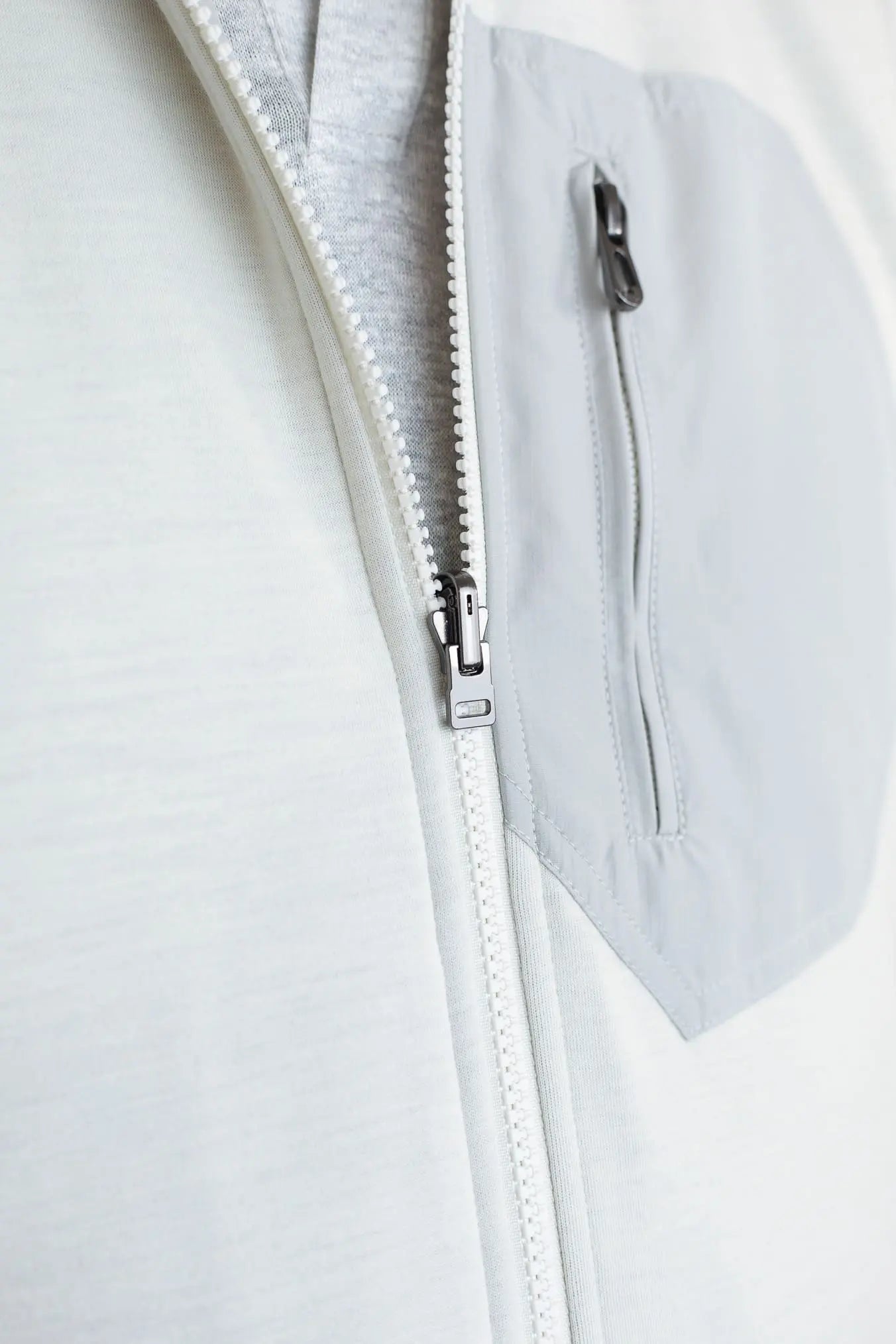 SEASE Gilet Reversibile Padded Explorer Bianco