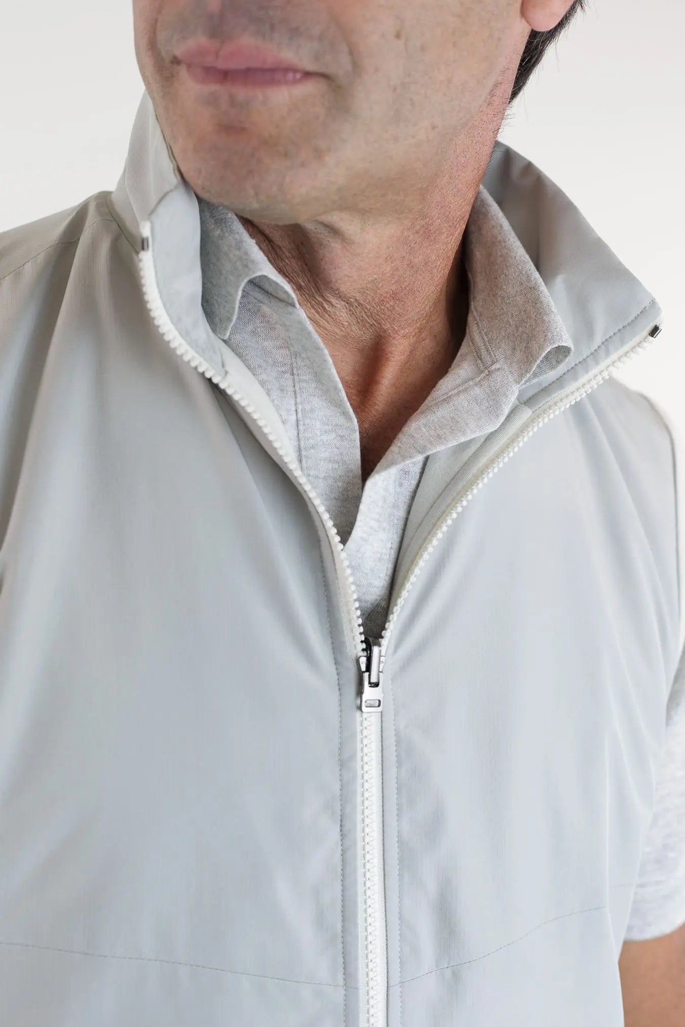 SEASE Gilet Reversibile Padded Explorer Bianco