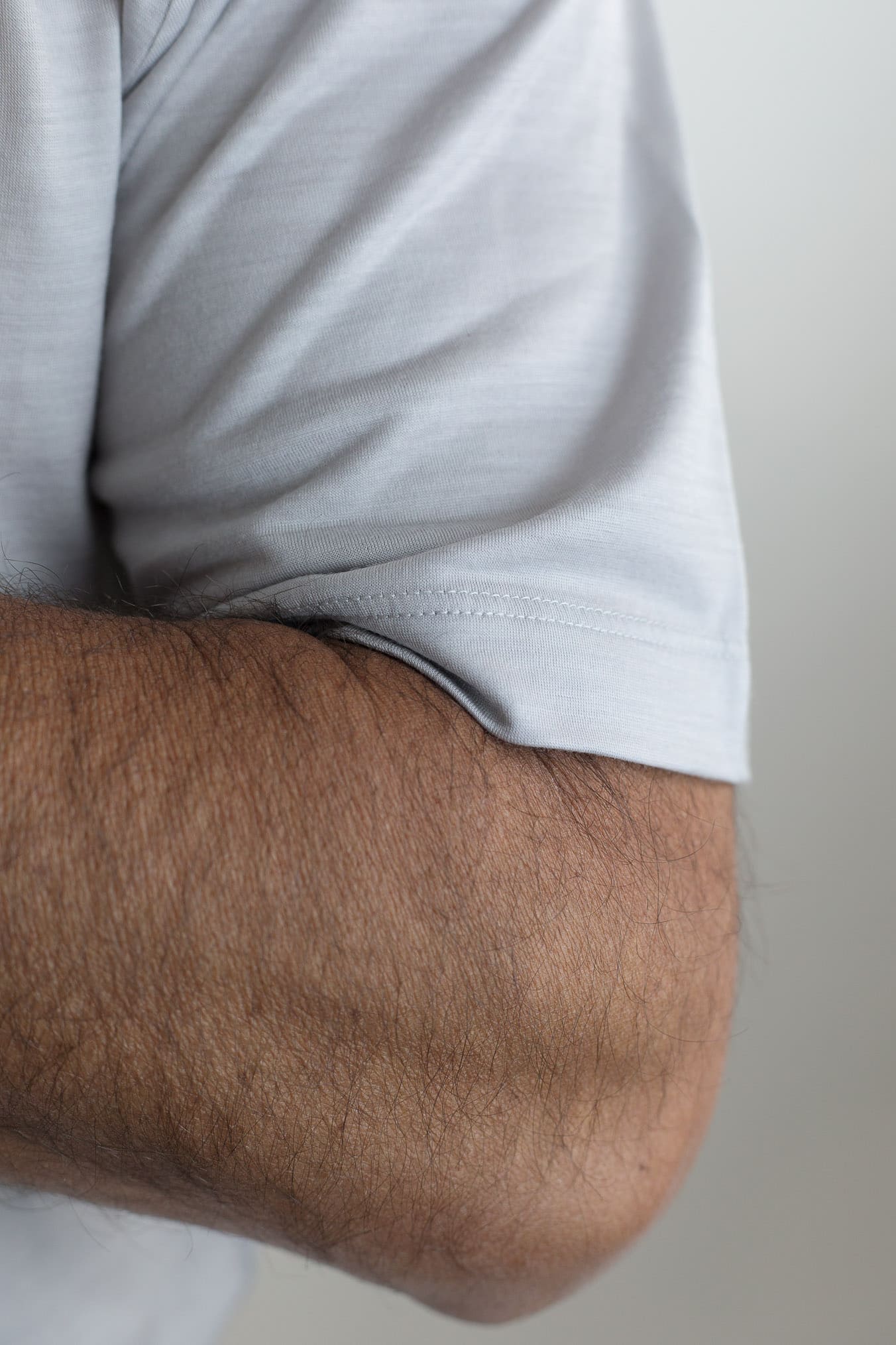 SEASE T-Shirt Runner Maniche Corte Grigio Perla