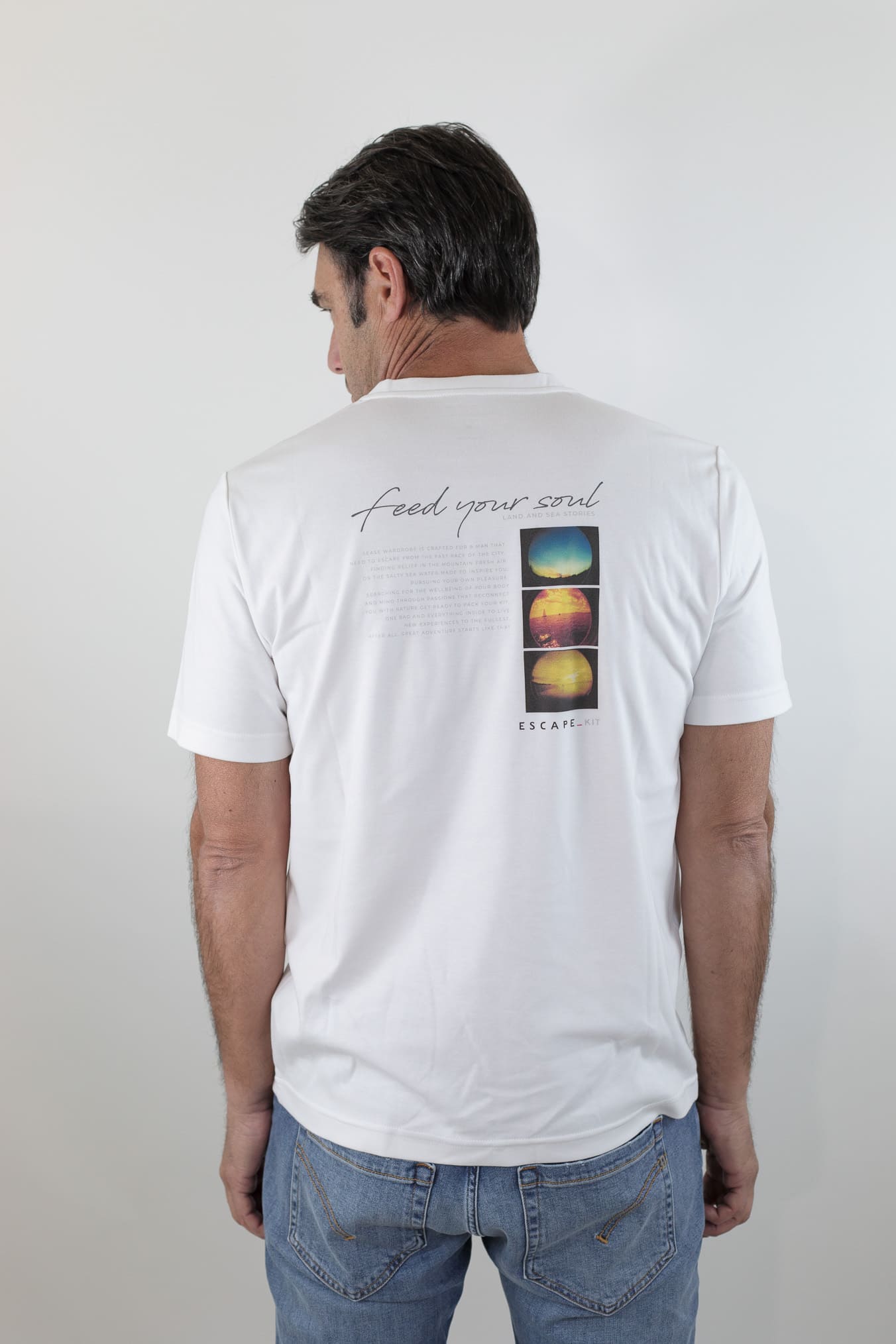 SEASE T-Shirt Titus Jersey Cotone Bianco