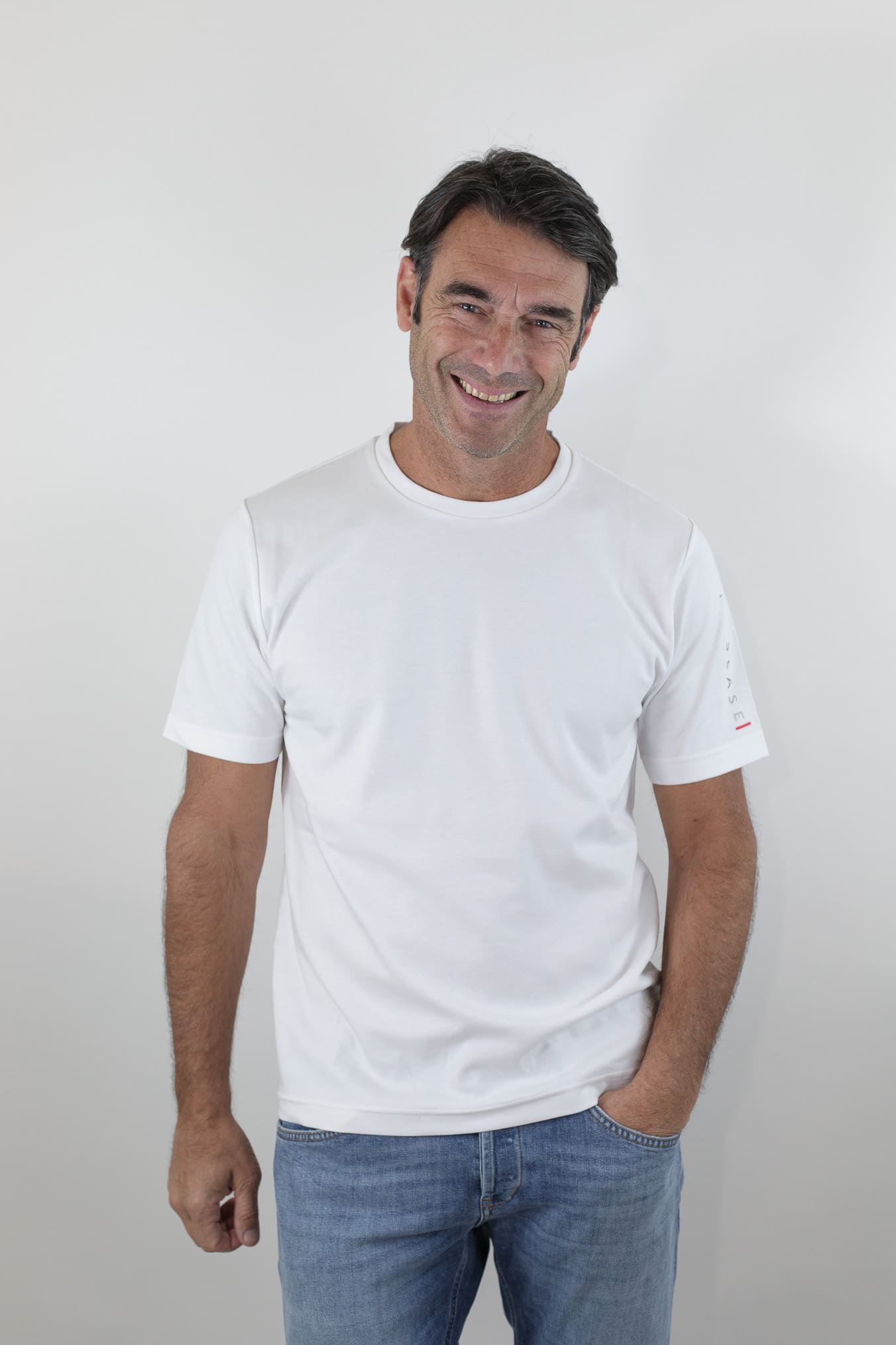 SEASE T-Shirt Titus Jersey Cotone Bianco