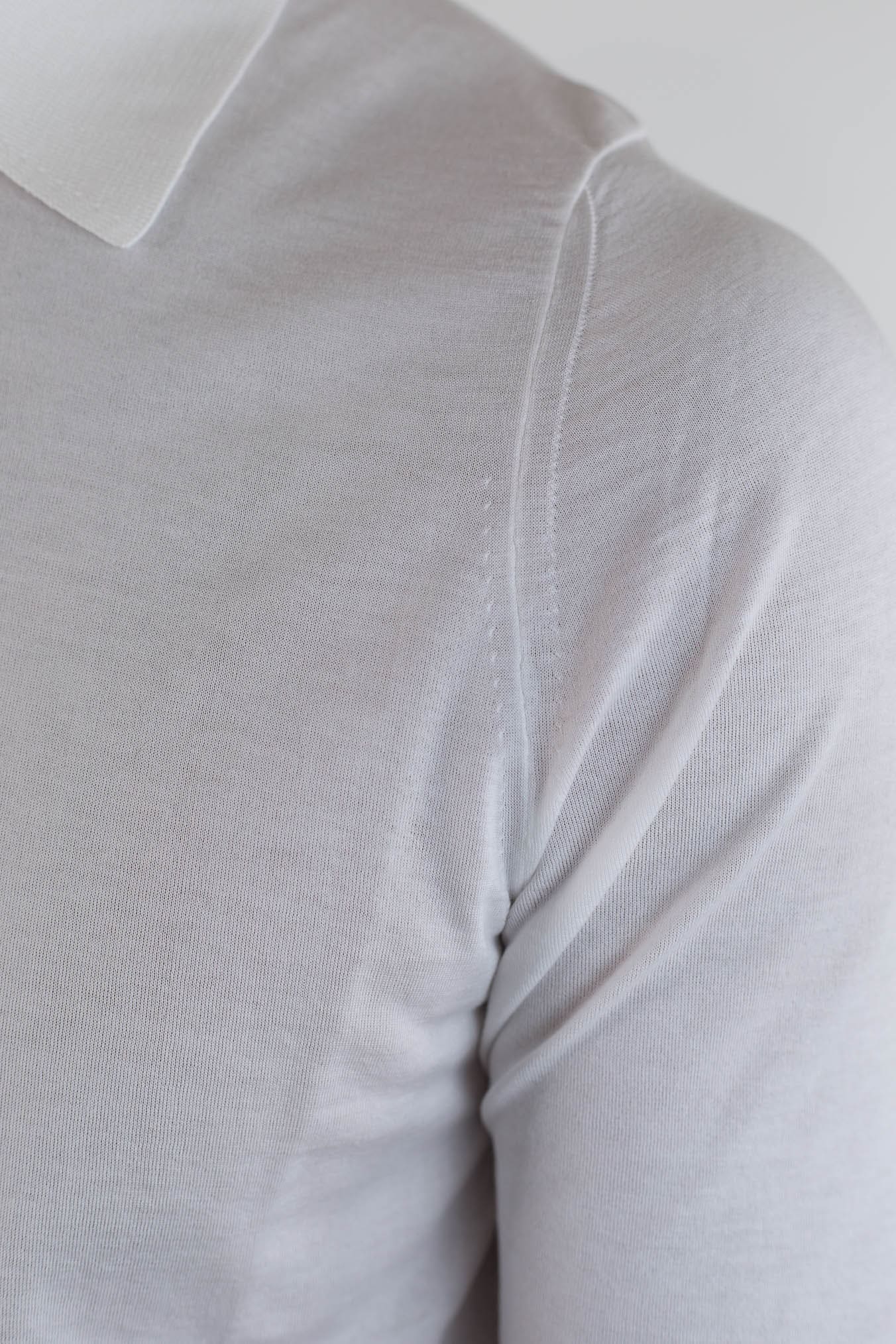 Polo Maniche Corte Cotone Makò Limited Edition Bianco - Guarino Store
