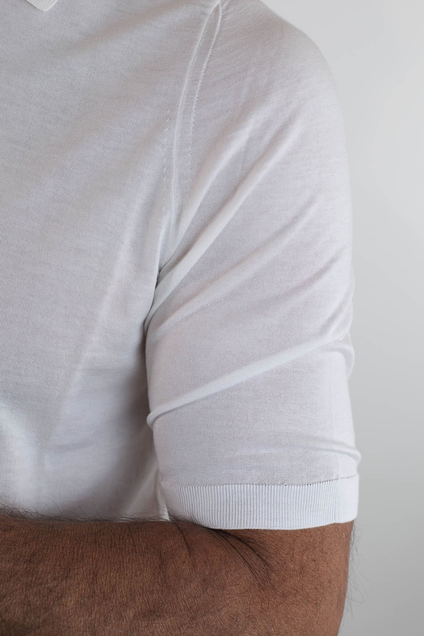 Polo Maniche Corte Cotone Makò Limited Edition Bianco - Guarino Store