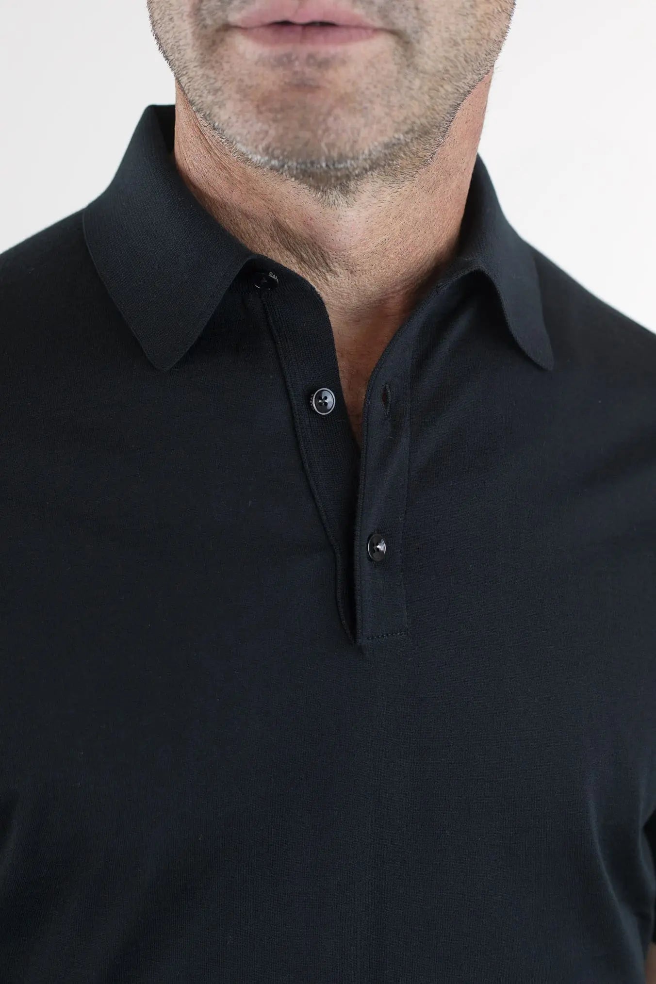 Polo Maniche Corte Cotone Makò Limited Edition Nero - Guarino Store