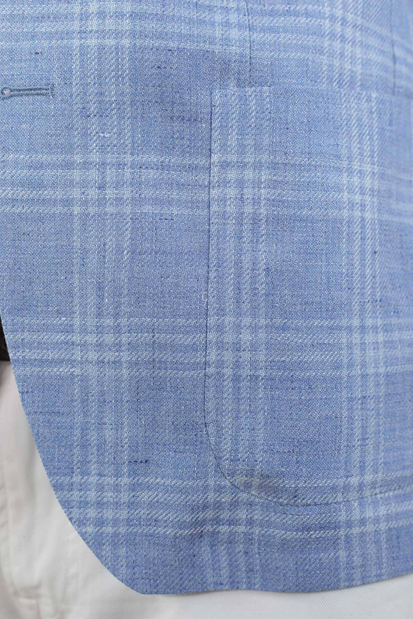 TAGLIATORE Giacca Galles Lino e Lana Celeste