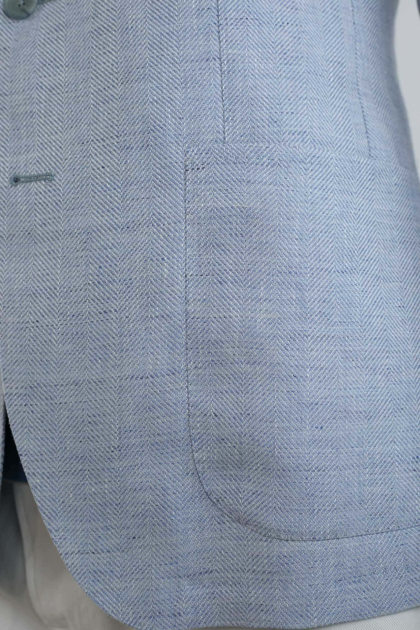 Giacca Spigata Celeste - Guarino Store