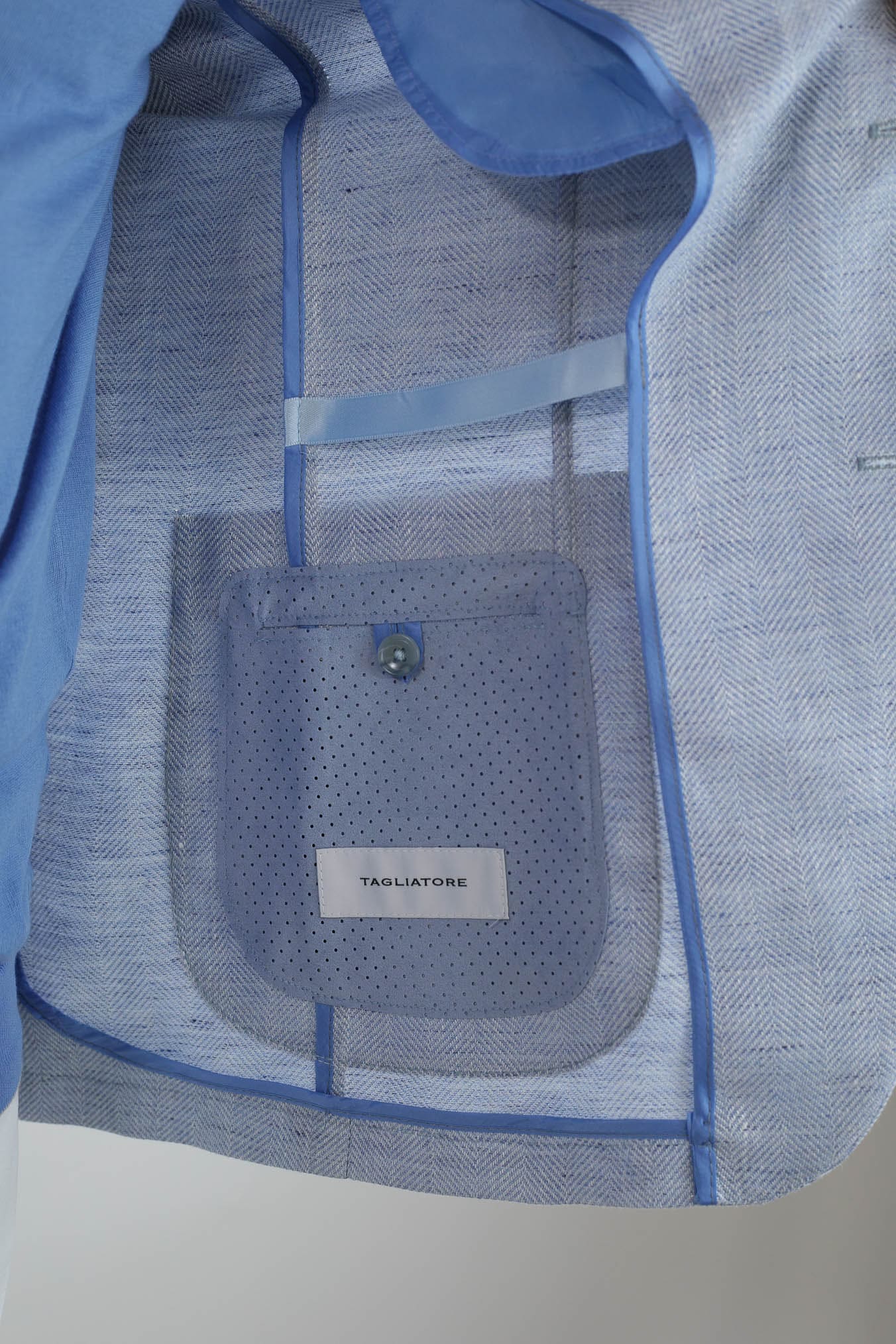 Giacca Spigata Celeste - Guarino Store
