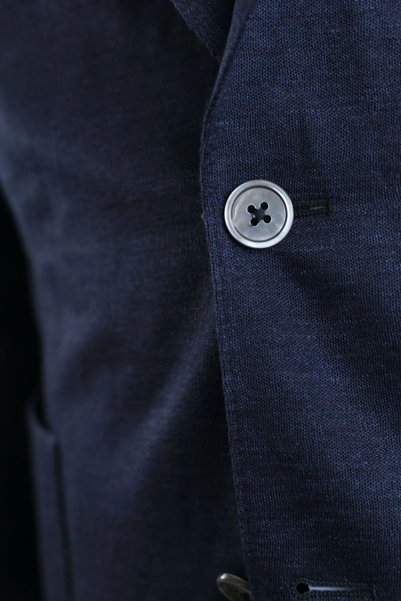 TOMBOLINI Giacca Jersey Lino Blu Zero Gravity